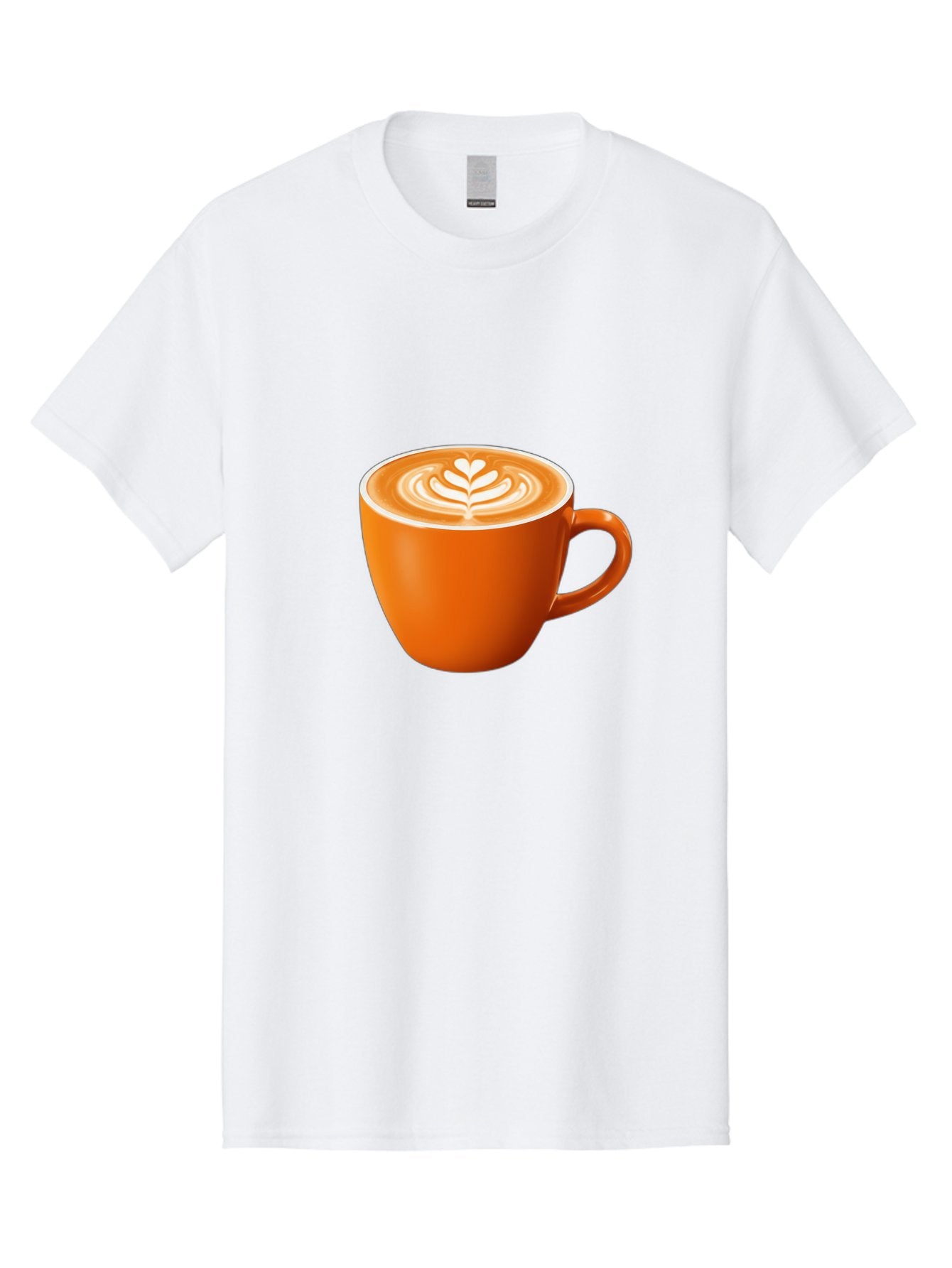 Coffee-Cup-17 Men'S Graphic Tee, 100% Cotton, Comfortable Casual Summer Wear, Machine Washable, Coffee Cup, Latte Art, Heart Design, Cappuccino, Coffee Culture, Morning Coffee, Coffee Break, Coffee Time Baa351 9