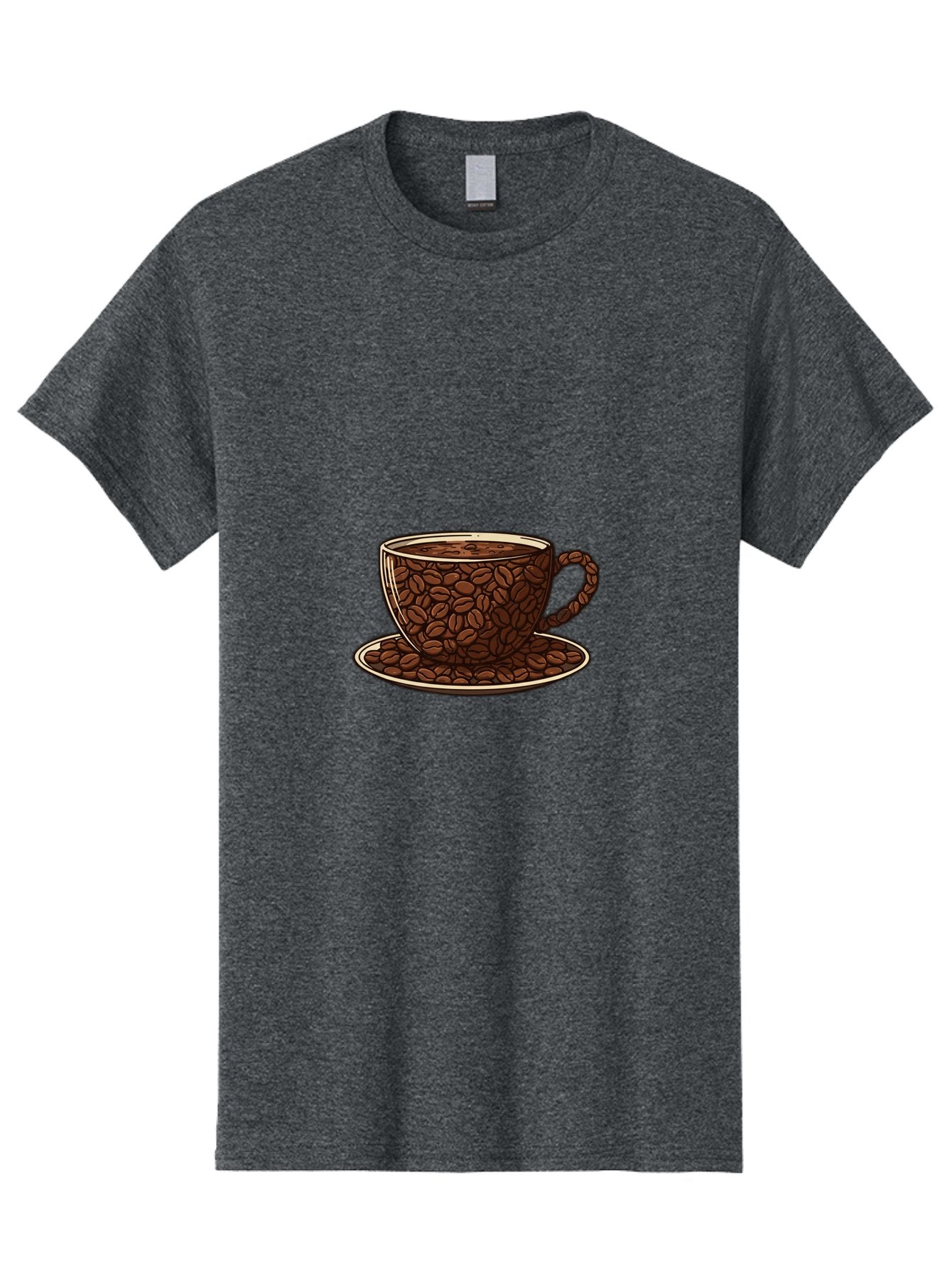 Coffee-Cup-5 Men'S Graphic Tee, 100% Cotton, Comfortable Casual Summer Wear, Machine Washable, Coffee Cup, Coffee Beans, Coffee Time, Morning Coffee, Caffeine Boost, Coffee Break, Java Lovers Baa355 3