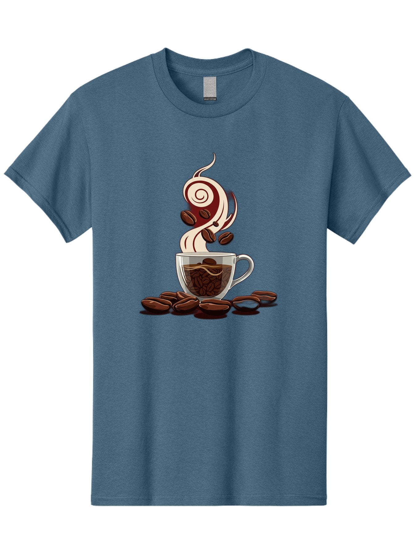 Coffee-Cup-6 Men'S Graphic Tee, 100% Cotton, Comfortable Casual Summer Wear, Machine Washable, Coffee Cup, Steaming Coffee, Coffee Beans, Morning Pick-Me-Up, Coffee Lover, Caffeine Boost, Coffee Time, Cup Of Joe, Coffee Break, Coffee Art Baa356 14
