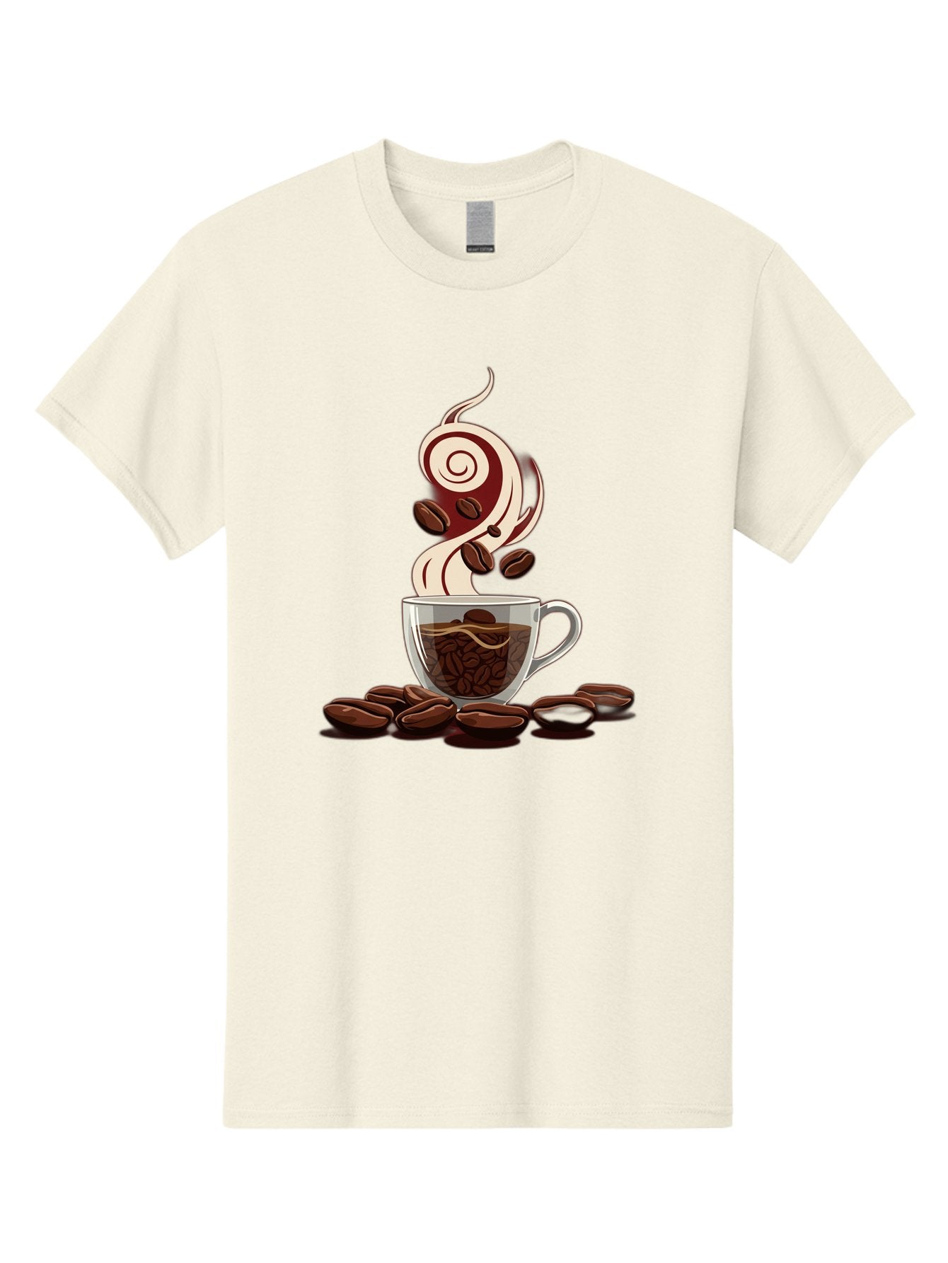 Coffee-Cup-6 Men'S Graphic Tee, 100% Cotton, Comfortable Casual Summer Wear, Machine Washable, Coffee Cup, Steaming Coffee, Coffee Beans, Morning Pick-Me-Up, Coffee Lover, Caffeine Boost, Coffee Time, Cup Of Joe, Coffee Break, Coffee Art Baa356 10