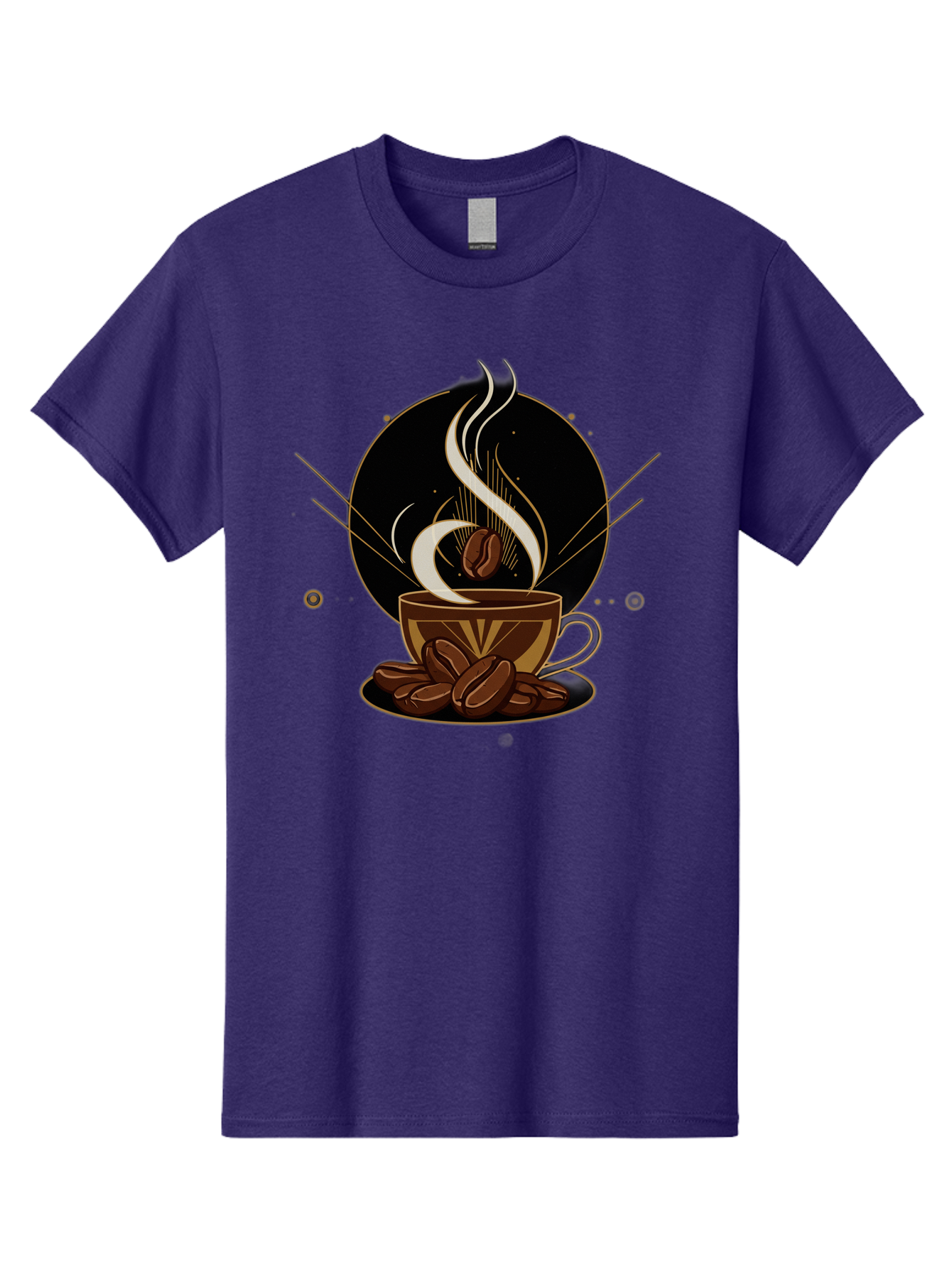 Coffee-Cup-7 Men'S Graphic Tee, 100% Cotton, Comfortable Casual Summer Wear, Machine Washable, Steaming Hot Coffee, Coffee Cup, Coffee Beans, Brown Tones, Abstract Shapes, Minimalist Design, Coffee Lover, Morning Pick-Me-Up, Caffeine Fix, Baa357 21