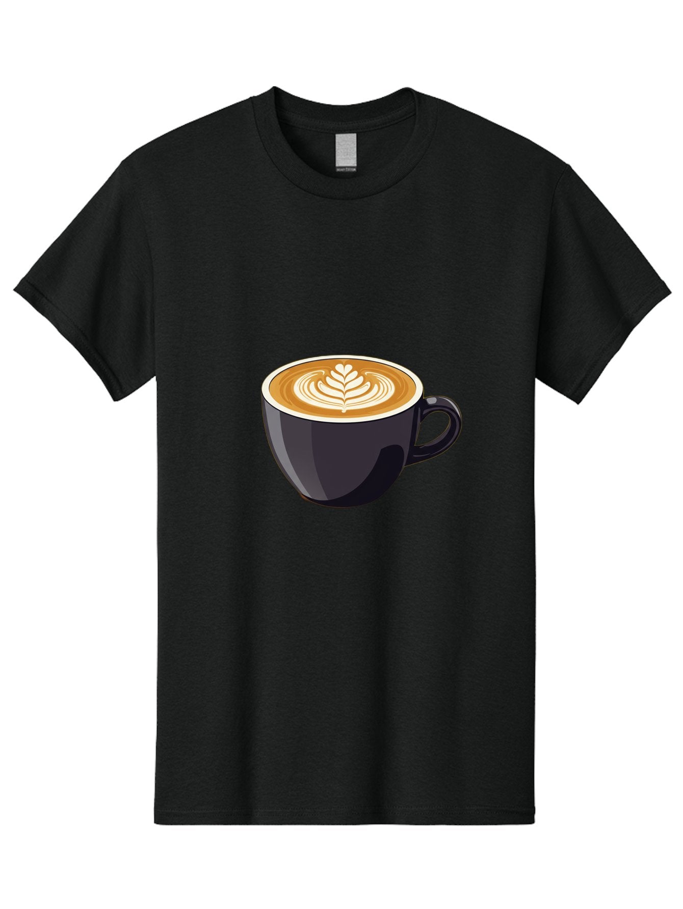Coffee-Cup-8 Men'S Graphic Tee, 100% Cotton, Comfortable Casual Summer Wear, Machine Washable, Coffee Cup, Latte Art, Coffee Drink, Espresso, Morning Coffee, Daily Grind, Coffee Culture, Coffee Time Baa358 3