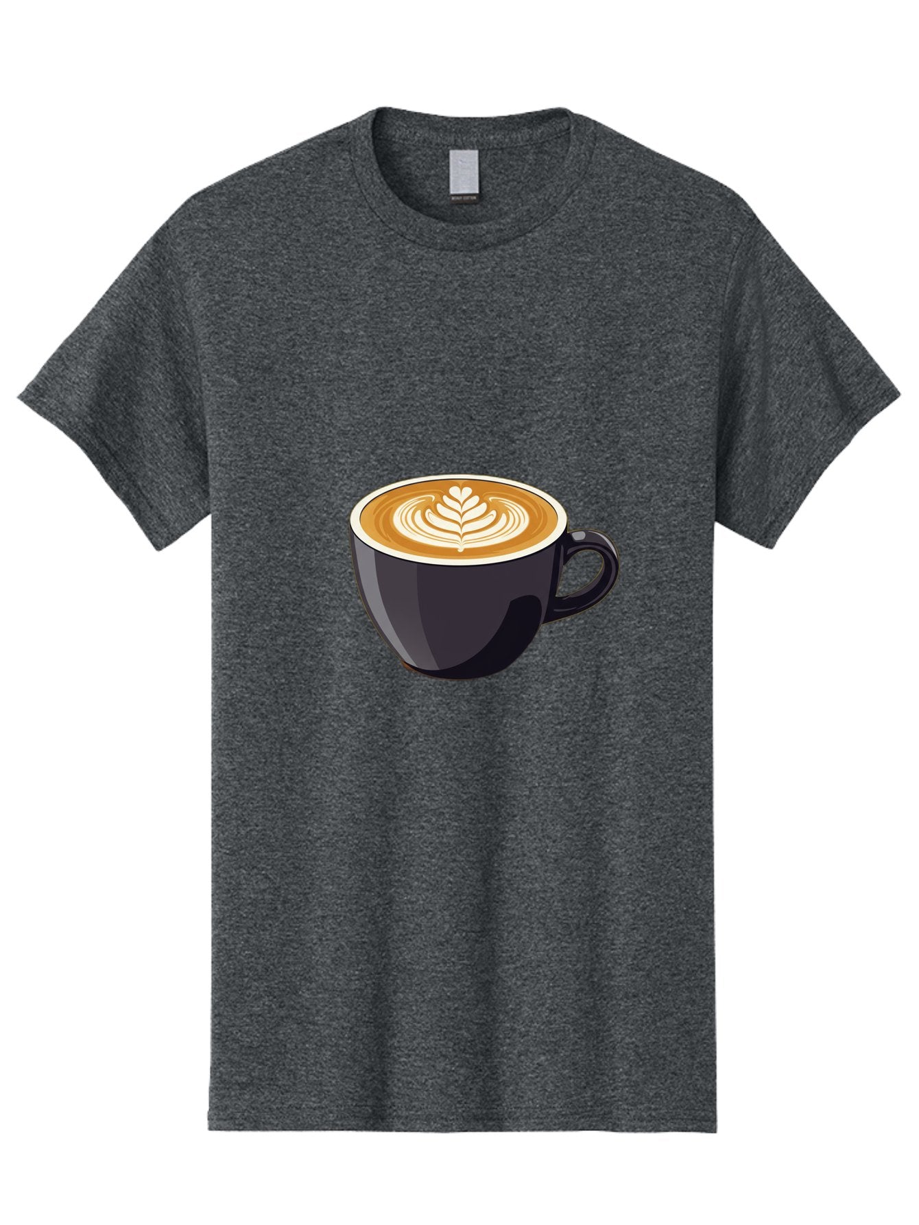Coffee-Cup-8 Men'S Graphic Tee, 100% Cotton, Comfortable Casual Summer Wear, Machine Washable, Coffee Cup, Latte Art, Coffee Drink, Espresso, Morning Coffee, Daily Grind, Coffee Culture, Coffee Time Baa358 8