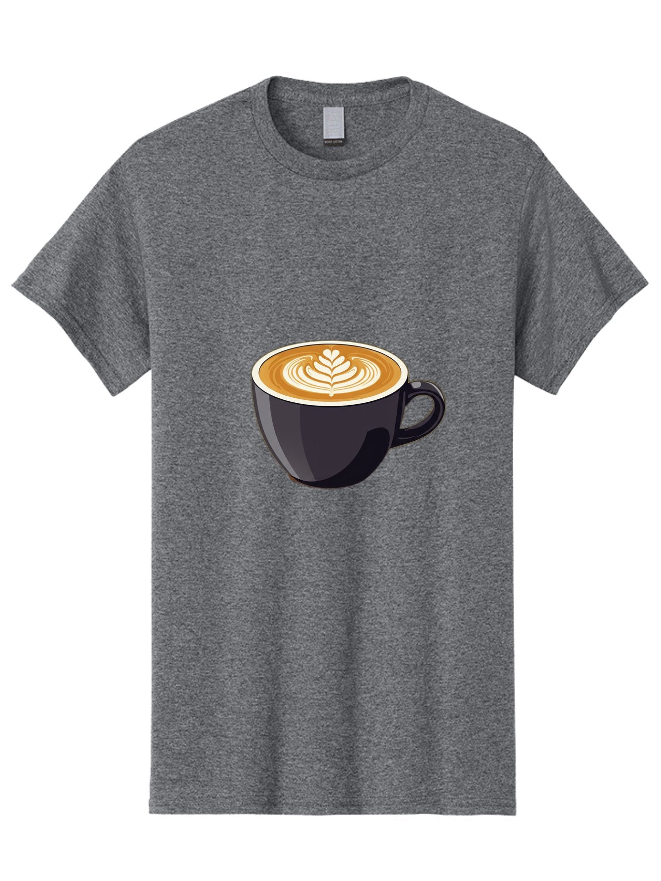 Coffee-Cup-8 Men'S Graphic Tee, 100% Cotton, Comfortable Casual Summer Wear, Machine Washable, Coffee Cup, Latte Art, Coffee Drink, Espresso, Morning Coffee, Daily Grind, Coffee Culture, Coffee Time Baa358 6