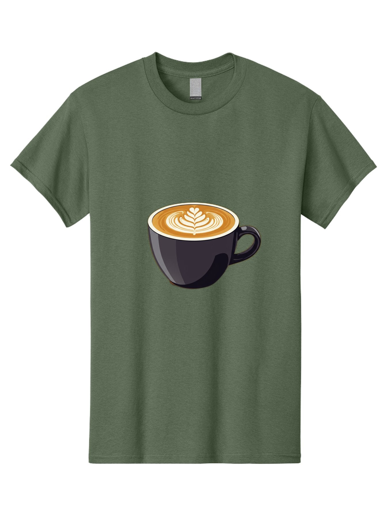 Coffee-Cup-8 Men'S Graphic Tee, 100% Cotton, Comfortable Casual Summer Wear, Machine Washable, Coffee Cup, Latte Art, Coffee Drink, Espresso, Morning Coffee, Daily Grind, Coffee Culture, Coffee Time Baa358 13