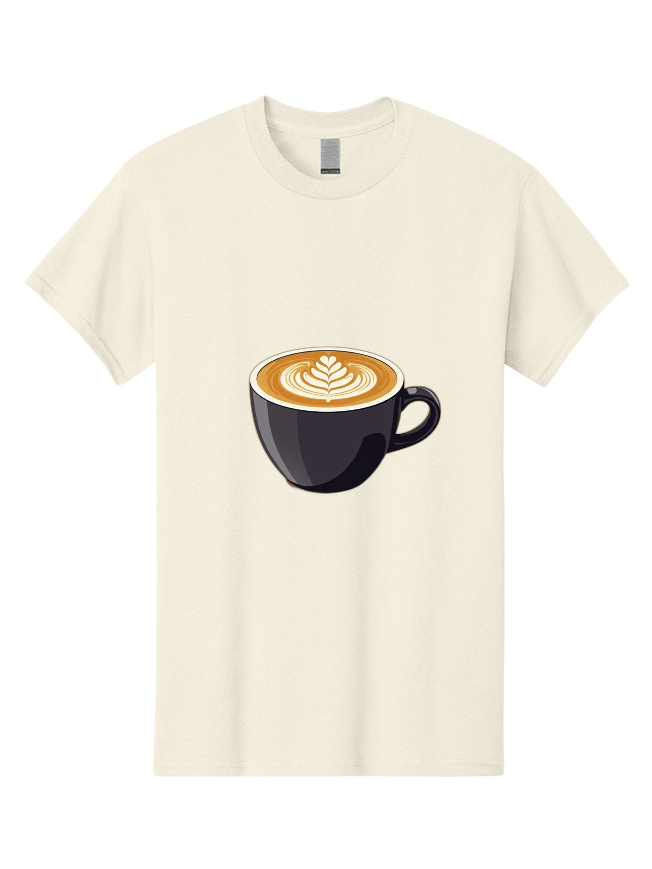 Coffee-Cup-8 Men'S Graphic Tee, 100% Cotton, Comfortable Casual Summer Wear, Machine Washable, Coffee Cup, Latte Art, Coffee Drink, Espresso, Morning Coffee, Daily Grind, Coffee Culture, Coffee Time Baa358 11