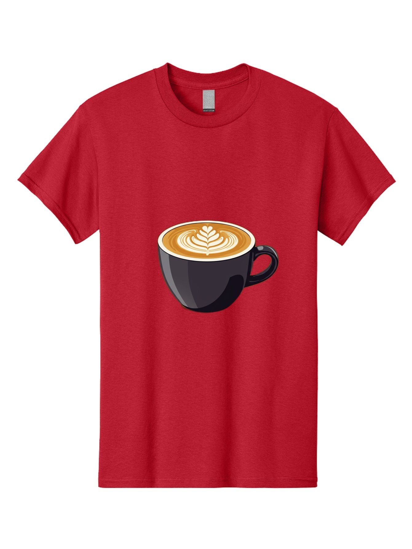 Coffee-Cup-8 Men'S Graphic Tee, 100% Cotton, Comfortable Casual Summer Wear, Machine Washable, Coffee Cup, Latte Art, Coffee Drink, Espresso, Morning Coffee, Daily Grind, Coffee Culture, Coffee Time Baa358 7