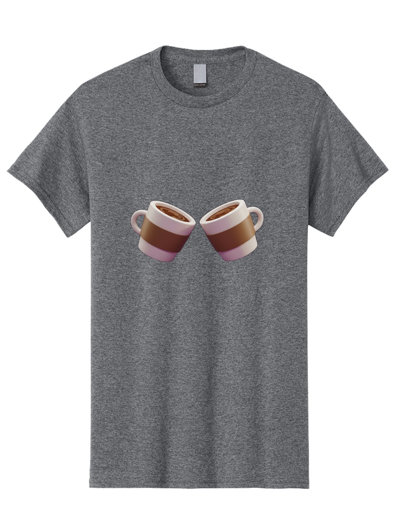 Coffee-Cups-1 Men'S Graphic Tee, 100% Cotton, Comfortable Casual Summer Wear, Machine Washable, Coffee Cups, Coffee Break, Hot Beverage, Morning Coffee, Coffee Time, Espresso Cup, Coffee Lovers, Daily Grind Baa367 5