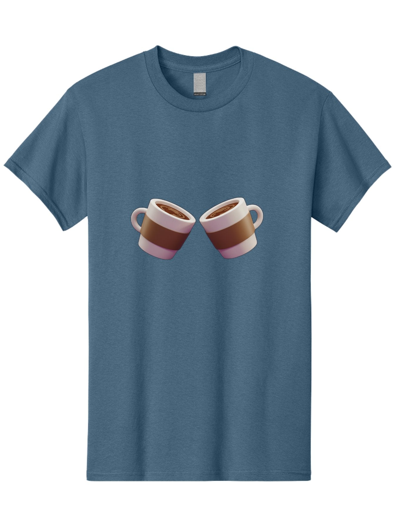 Coffee-Cups-1 Men'S Graphic Tee, 100% Cotton, Comfortable Casual Summer Wear, Machine Washable, Coffee Cups, Coffee Break, Hot Beverage, Morning Coffee, Coffee Time, Espresso Cup, Coffee Lovers, Daily Grind Baa367 3