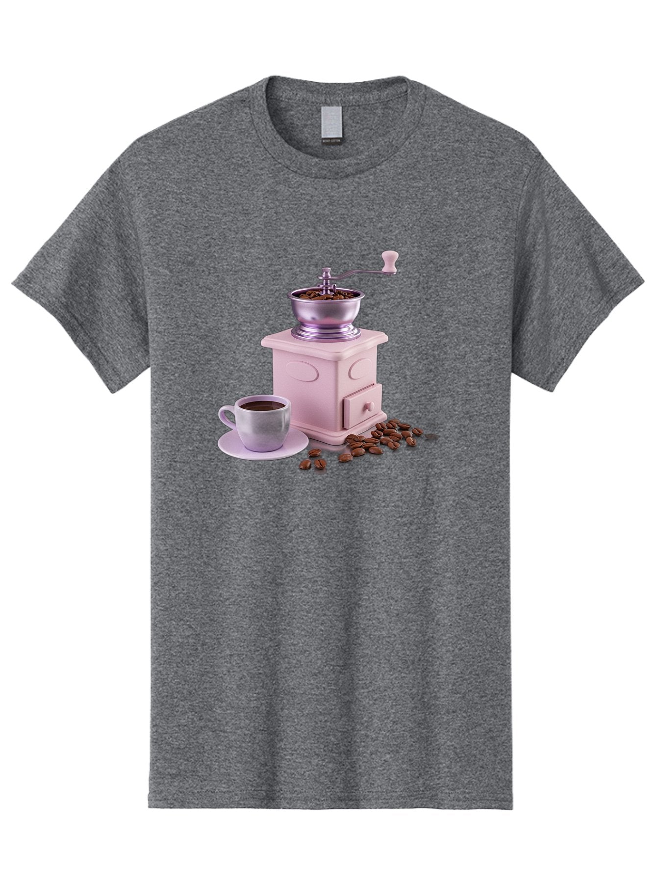 Coffee-Grinder-1 Men'S Graphic Tee, 100% Cotton, Comfortable Casual Summer Wear, Machine Washable, Coffee Grinder, Manual Grinder, Coffee Beans, Freshly Ground Coffee, Coffee Cup, Saucer, Morning Routine, Coffee Lover, Coffee Culture Baa371 14