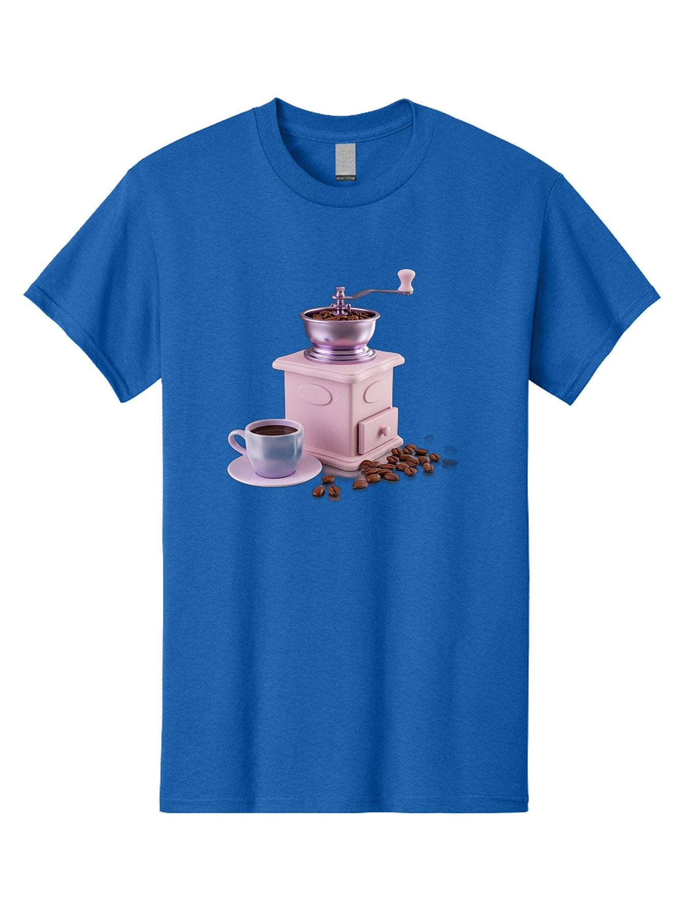 Coffee-Grinder-1 Men'S Graphic Tee, 100% Cotton, Comfortable Casual Summer Wear, Machine Washable, Coffee Grinder, Manual Grinder, Coffee Beans, Freshly Ground Coffee, Coffee Cup, Saucer, Morning Routine, Coffee Lover, Coffee Culture Baa371 12
