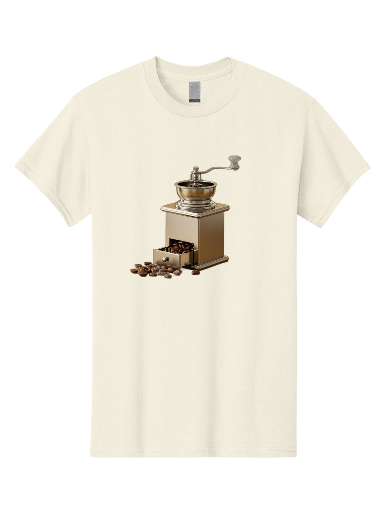 Coffee-Grinder-2 Men'S Graphic Tee, 100% Cotton, Comfortable Casual Summer Wear, Machine Washable, Coffee Grinder, Manual Grinder, Coffee Beans, Grinder With Drawer, Coffee Roasting, Manual Coffee, Coffee Grinding, Freshly Ground Coffee, Baa372 12