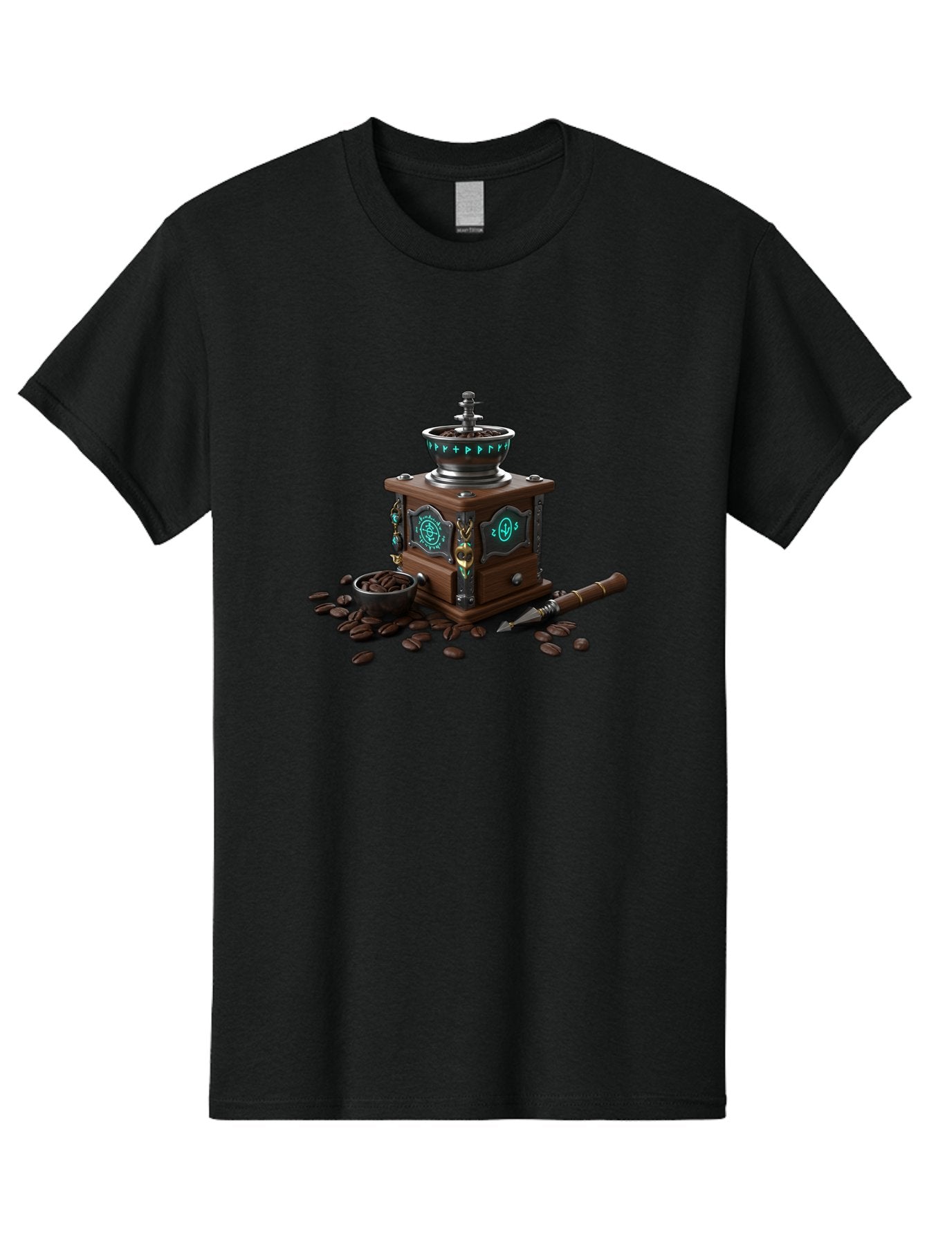 Coffee-Grinder-3 Men'S Graphic Tee, 100% Cotton, Comfortable Casual Summer Wear, Machine Washable, Coffee Grinder, Wooden Coffee Grinder, Coffee Beans, Vintage Coffee, Manual Grinder, Coffee Lovers, Coffee Roasting, Coffee Grinding, Baa373 15
