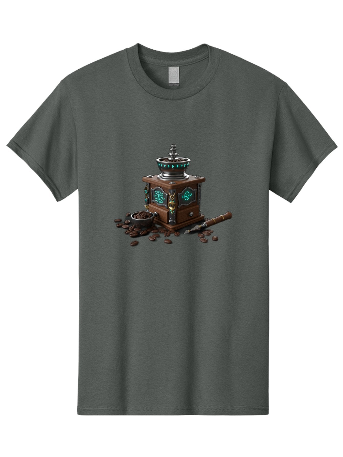 Coffee-Grinder-3 Men'S Graphic Tee, 100% Cotton, Comfortable Casual Summer Wear, Machine Washable, Coffee Grinder, Wooden Coffee Grinder, Coffee Beans, Vintage Coffee, Manual Grinder, Coffee Lovers, Coffee Roasting, Coffee Grinding, Baa373 5