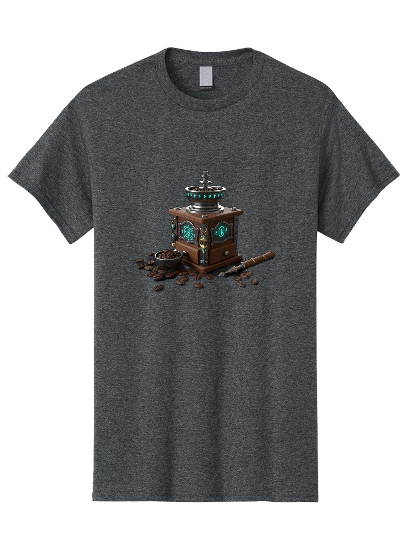 Coffee-Grinder-3 Men'S Graphic Tee, 100% Cotton, Comfortable Casual Summer Wear, Machine Washable, Coffee Grinder, Wooden Coffee Grinder, Coffee Beans, Vintage Coffee, Manual Grinder, Coffee Lovers, Coffee Roasting, Coffee Grinding, Baa373 7
