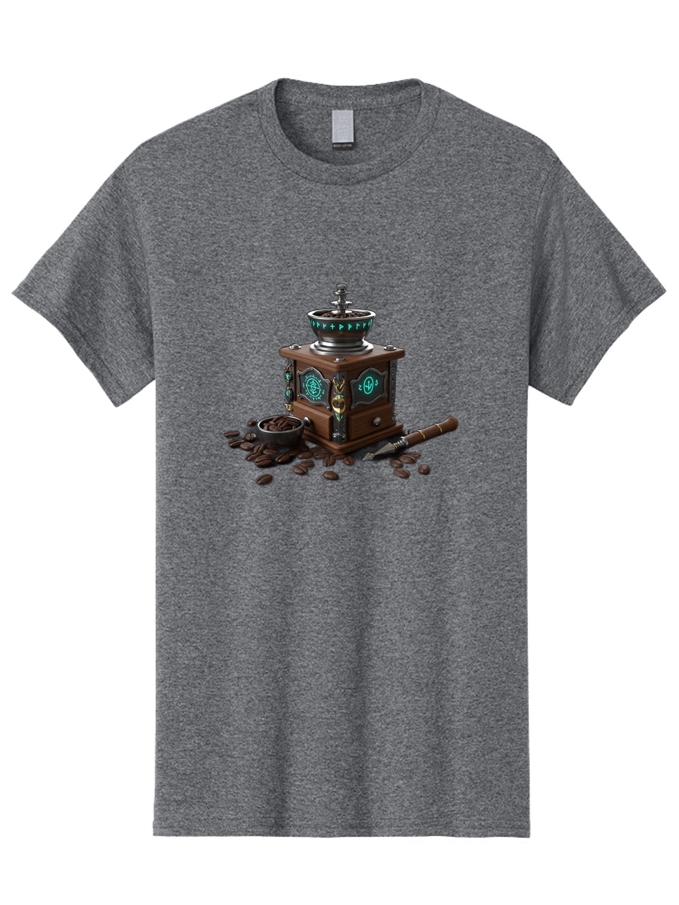 Coffee-Grinder-3 Men'S Graphic Tee, 100% Cotton, Comfortable Casual Summer Wear, Machine Washable, Coffee Grinder, Wooden Coffee Grinder, Coffee Beans, Vintage Coffee, Manual Grinder, Coffee Lovers, Coffee Roasting, Coffee Grinding, Baa373 8