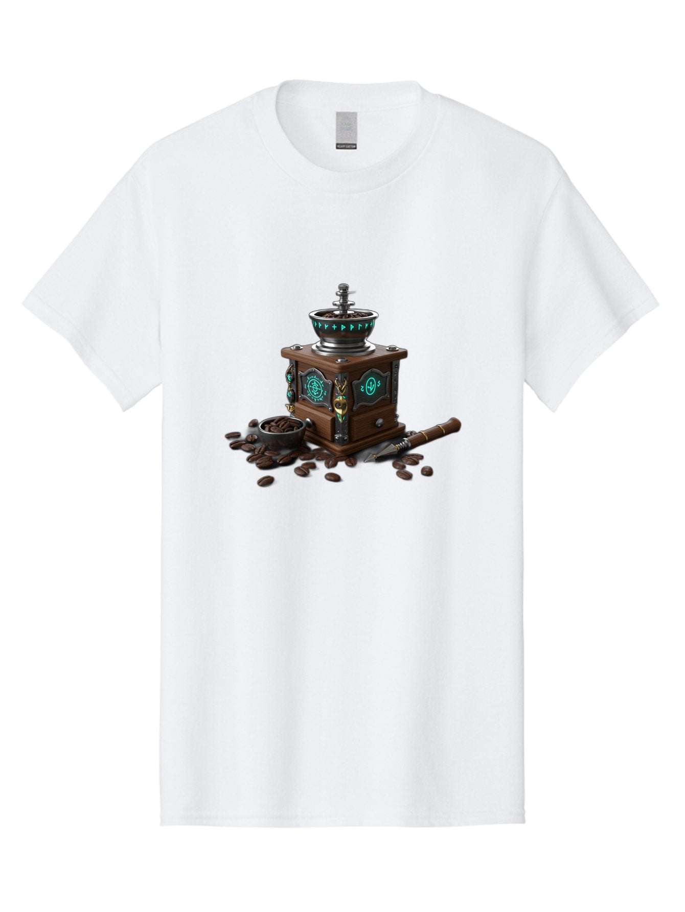 Coffee-Grinder-3 Men'S Graphic Tee, 100% Cotton, Comfortable Casual Summer Wear, Machine Washable, Coffee Grinder, Wooden Coffee Grinder, Coffee Beans, Vintage Coffee, Manual Grinder, Coffee Lovers, Coffee Roasting, Coffee Grinding, Baa373 11