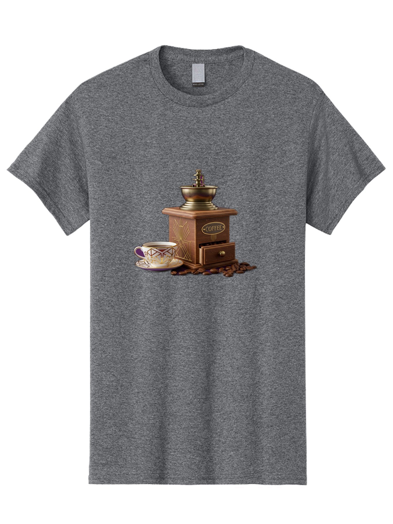 Coffee-Grinder Men'S Graphic Tee, 100% Cotton, Comfortable Casual Summer Wear, Machine Washable, Coffee Grinder, Coffee Beans, Coffee Cup, Morning Coffee, Coffee Time, Coffee Ritual, Coffee Culture, Coffee Lover, Coffee Break Baa374 14