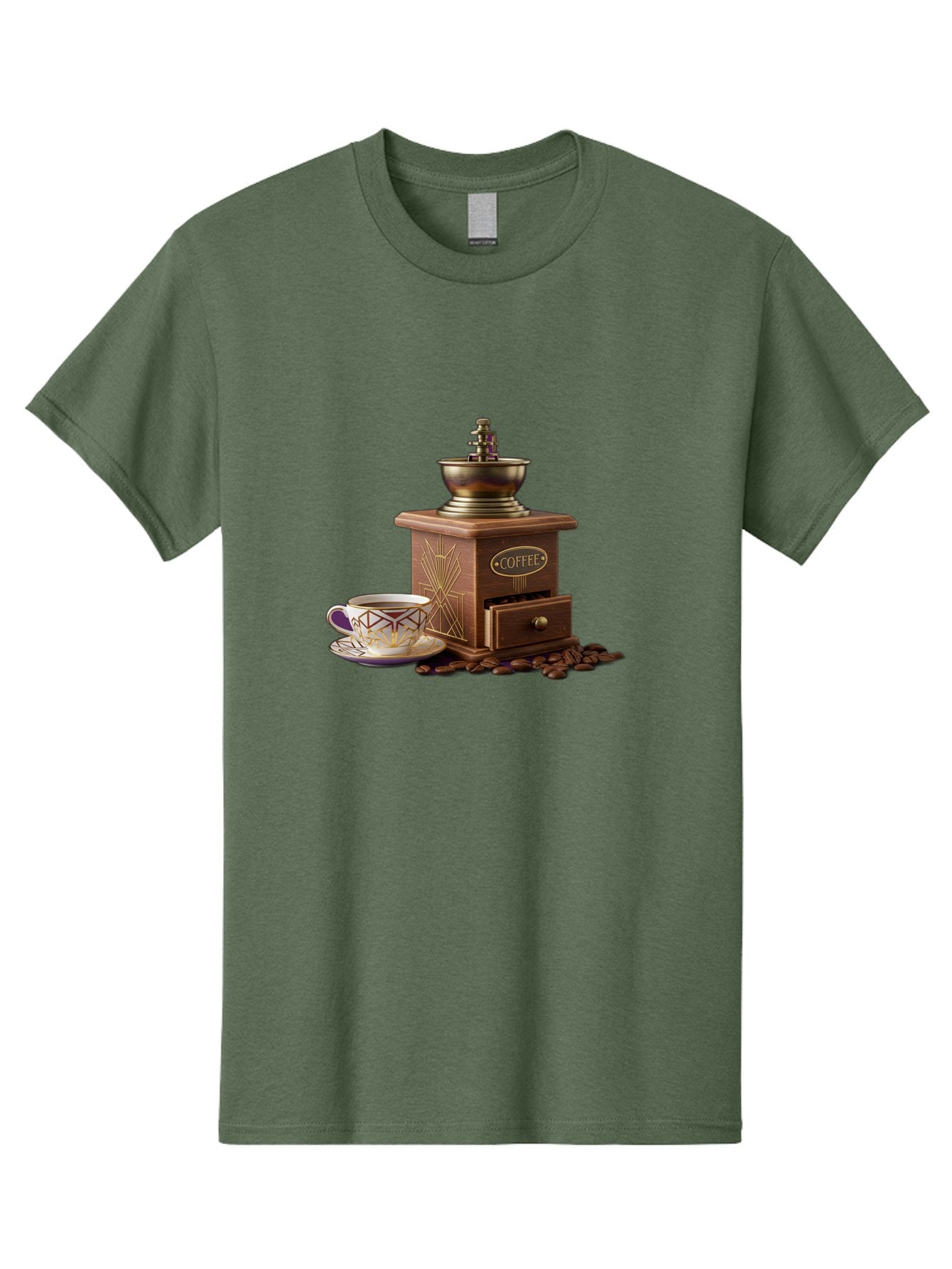 Coffee-Grinder Men'S Graphic Tee, 100% Cotton, Comfortable Casual Summer Wear, Machine Washable, Coffee Grinder, Coffee Beans, Coffee Cup, Morning Coffee, Coffee Time, Coffee Ritual, Coffee Culture, Coffee Lover, Coffee Break Baa374 15