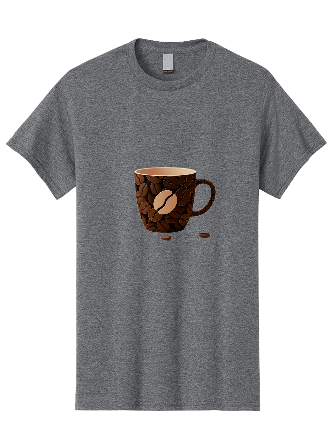 Coffee-Mug-1 Men'S Graphic Tee, 100% Cotton, Comfortable Casual Summer Wear, Machine Washable, Coffee Mug, Coffee Beans, Coffee Lover, Morning Coffee, Caffeine, Brew, Coffee Break, Coffee Cup, Bean Design Baa375 23