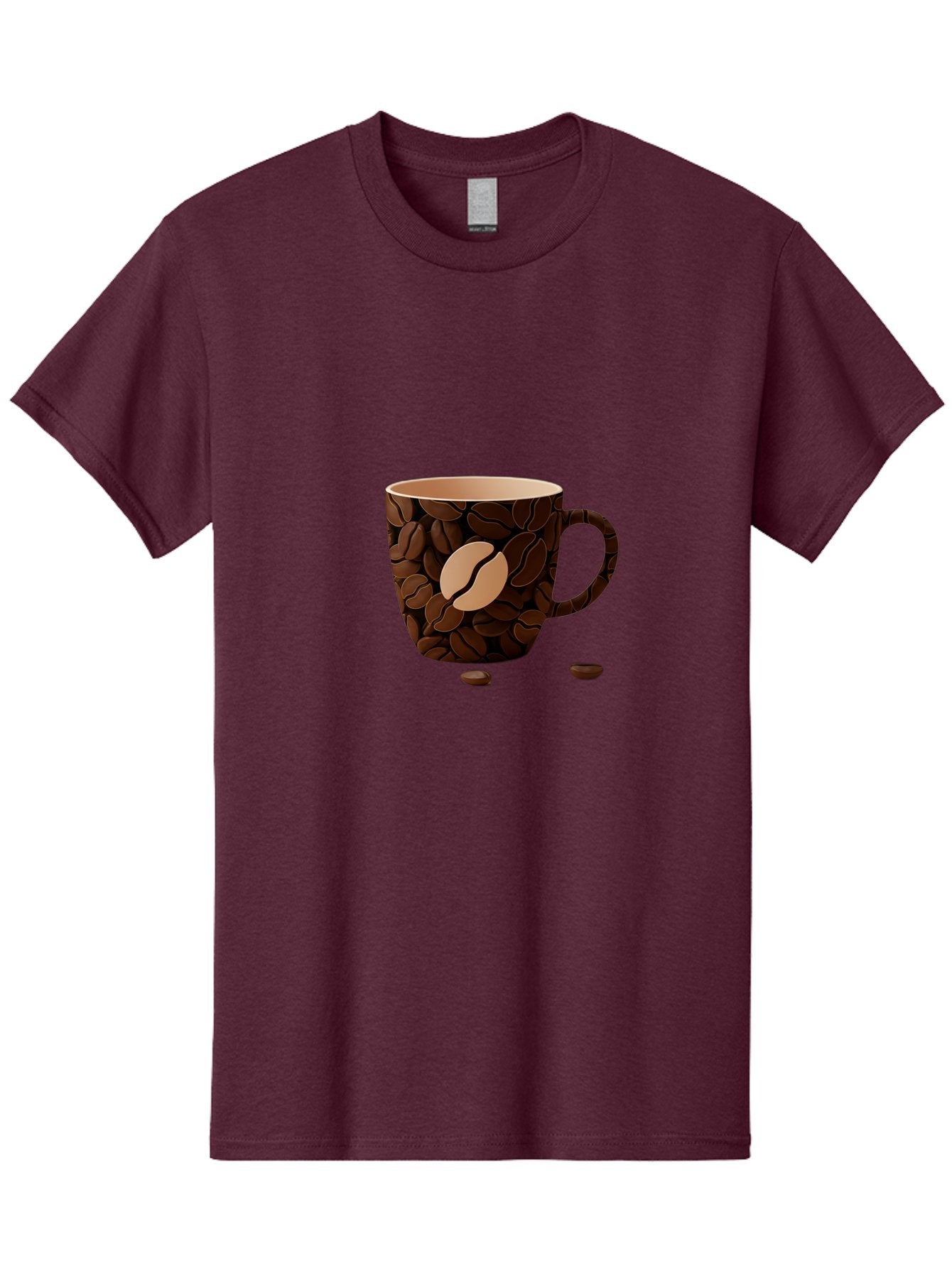 Coffee-Mug-1 Men'S Graphic Tee, 100% Cotton, Comfortable Casual Summer Wear, Machine Washable, Coffee Mug, Coffee Beans, Coffee Lover, Morning Coffee, Caffeine, Brew, Coffee Break, Coffee Cup, Bean Design Baa375 9
