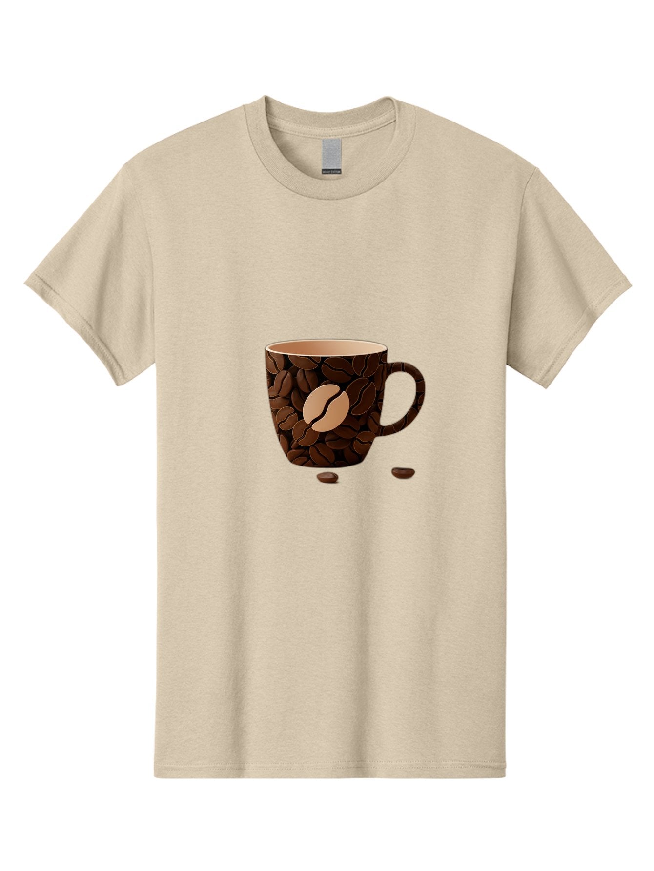 Coffee-Mug-1 Men'S Graphic Tee, 100% Cotton, Comfortable Casual Summer Wear, Machine Washable, Coffee Mug, Coffee Beans, Coffee Lover, Morning Coffee, Caffeine, Brew, Coffee Break, Coffee Cup, Bean Design Baa375 13