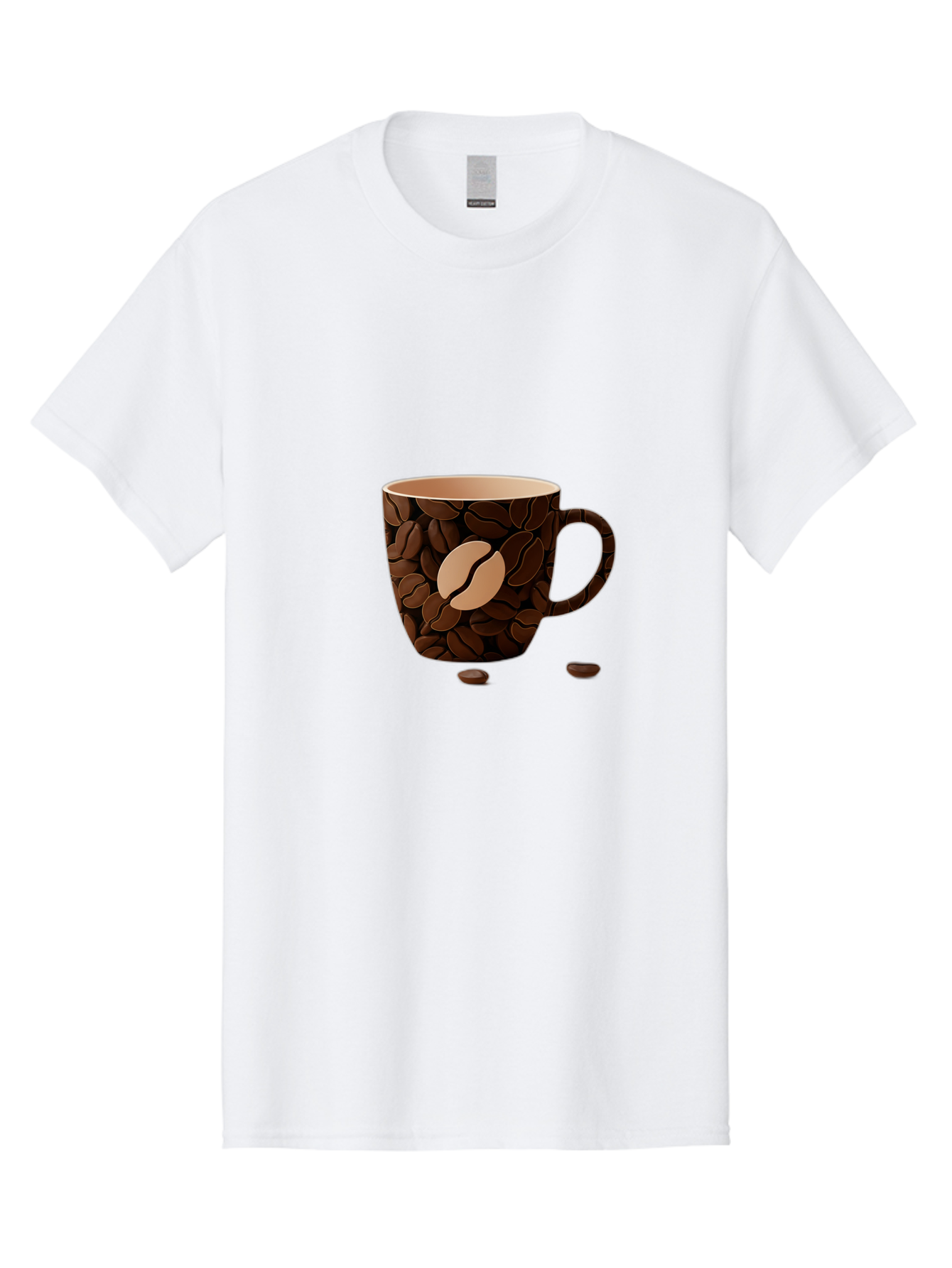 Coffee-Mug-1 Men'S Graphic Tee, 100% Cotton, Comfortable Casual Summer Wear, Machine Washable, Coffee Mug, Coffee Beans, Coffee Lover, Morning Coffee, Caffeine, Brew, Coffee Break, Coffee Cup, Bean Design Baa375 21