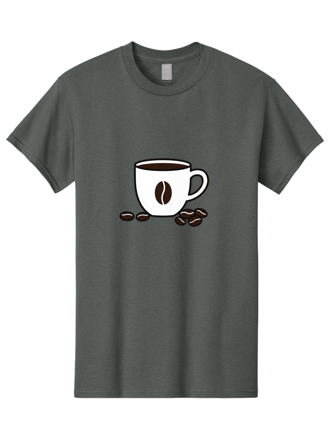 Coffee-Mug-2 Men'S Graphic Tee, 100% Cotton, Comfortable Casual Summer Wear, Machine Washable, Coffee Mug, Coffee Beans, Morning Coffee, Coffee Break, Caffeine Boost, Coffee Time, Coffee Lover, Coffee Art Baa376