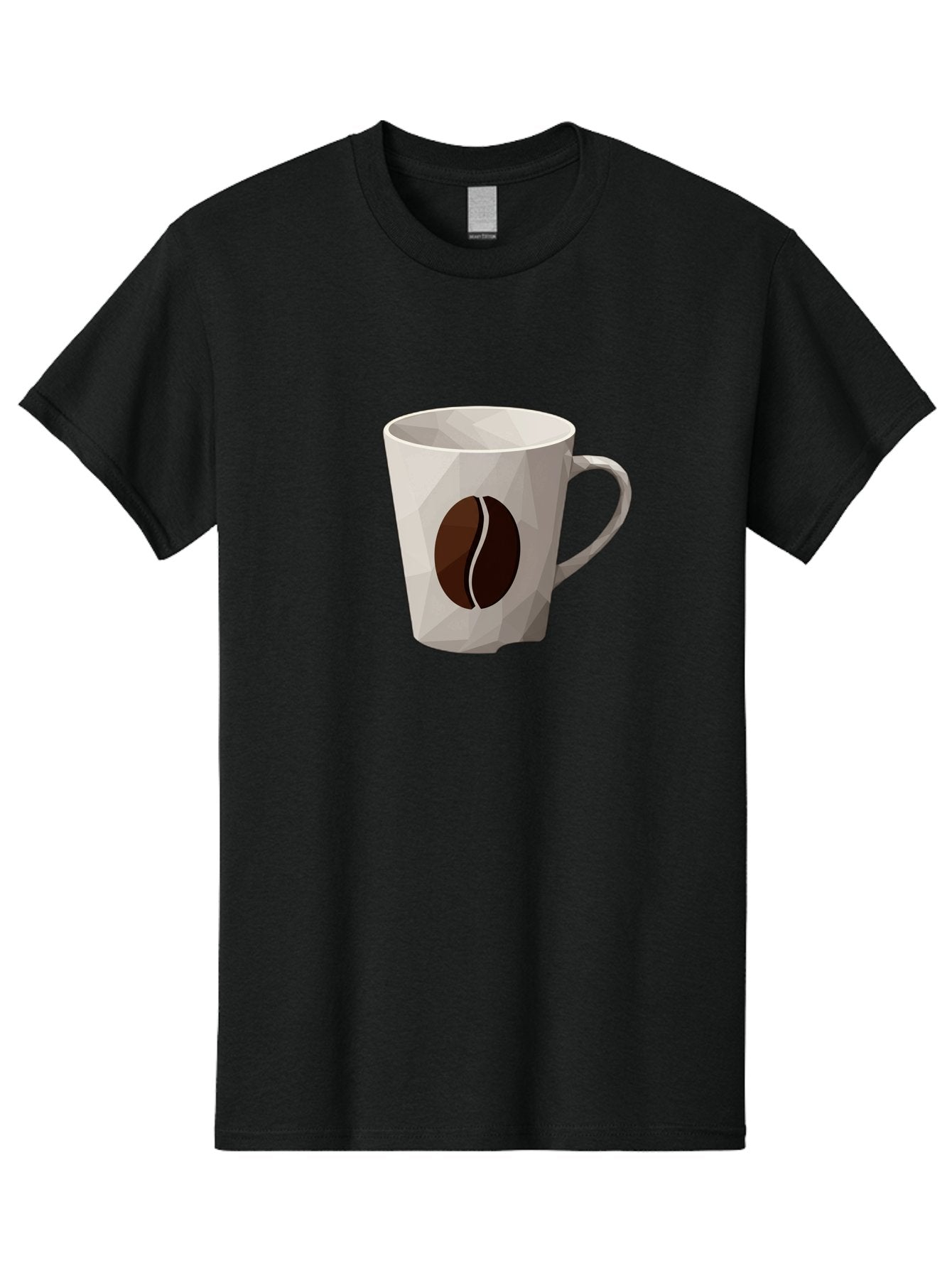 Coffee-Mug-3 Men'S Graphic Tee, 100% Cotton, Comfortable Casual Summer Wear, Machine Washable, Coffee Mug, Coffee Bean Design, White Ceramic, Modern Art, Coffee Lover, Morning Routine, Coffee Break, Daily Grind, Coffee Culture, Caffeine Fix Baa377 9