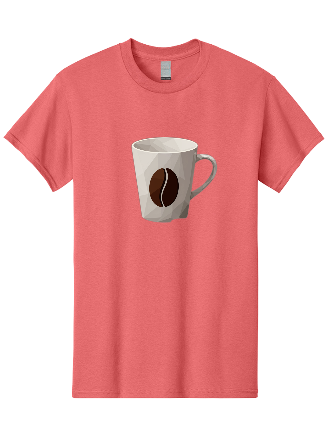 Coffee-Mug-3 Men'S Graphic Tee, 100% Cotton, Comfortable Casual Summer Wear, Machine Washable, Coffee Mug, Coffee Bean Design, White Ceramic, Modern Art, Coffee Lover, Morning Routine, Coffee Break, Daily Grind, Coffee Culture, Caffeine Fix Baa377 3