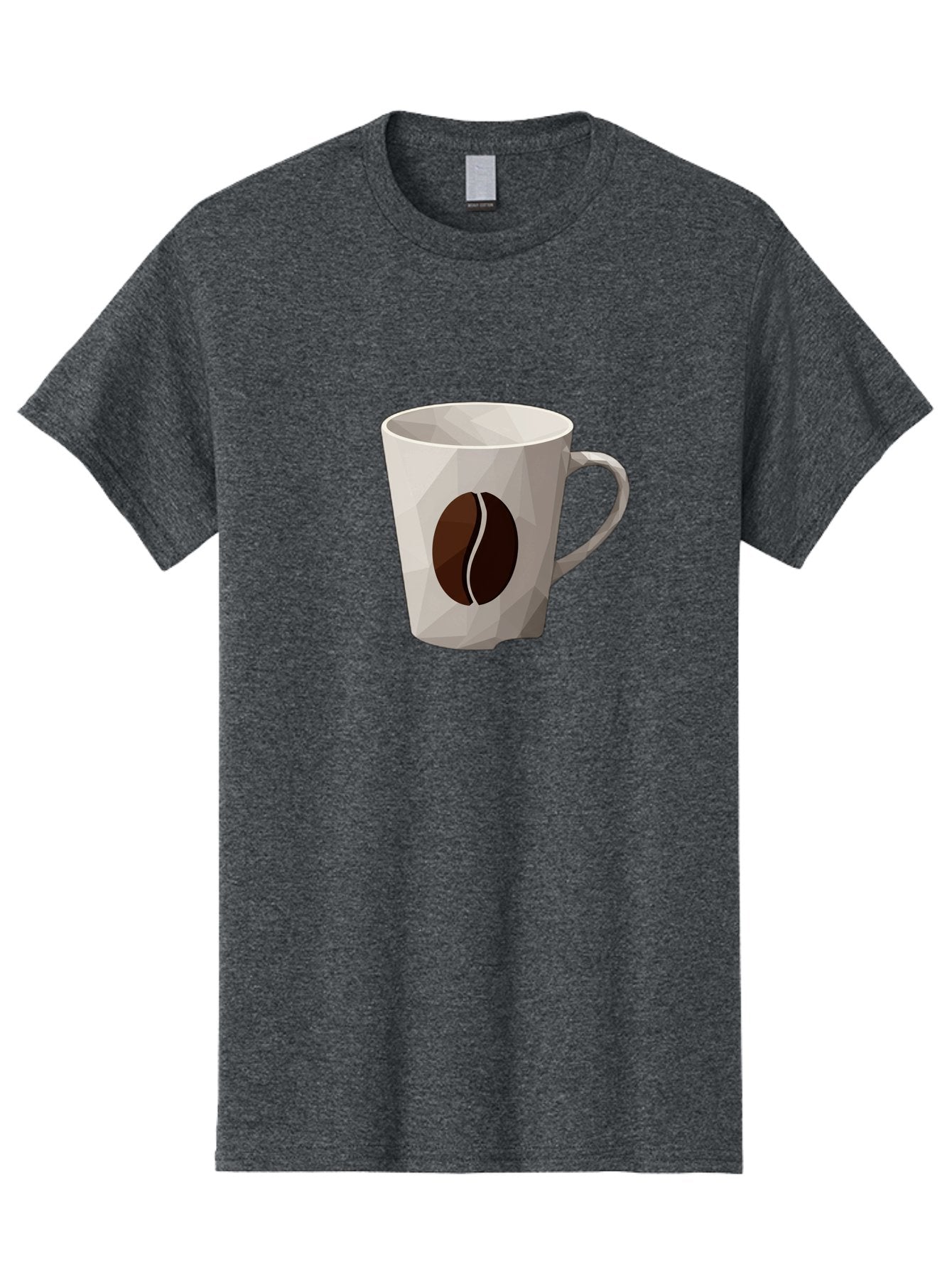 Coffee-Mug-3 Men'S Graphic Tee, 100% Cotton, Comfortable Casual Summer Wear, Machine Washable, Coffee Mug, Coffee Bean Design, White Ceramic, Modern Art, Coffee Lover, Morning Routine, Coffee Break, Daily Grind, Coffee Culture, Caffeine Fix Baa377 7