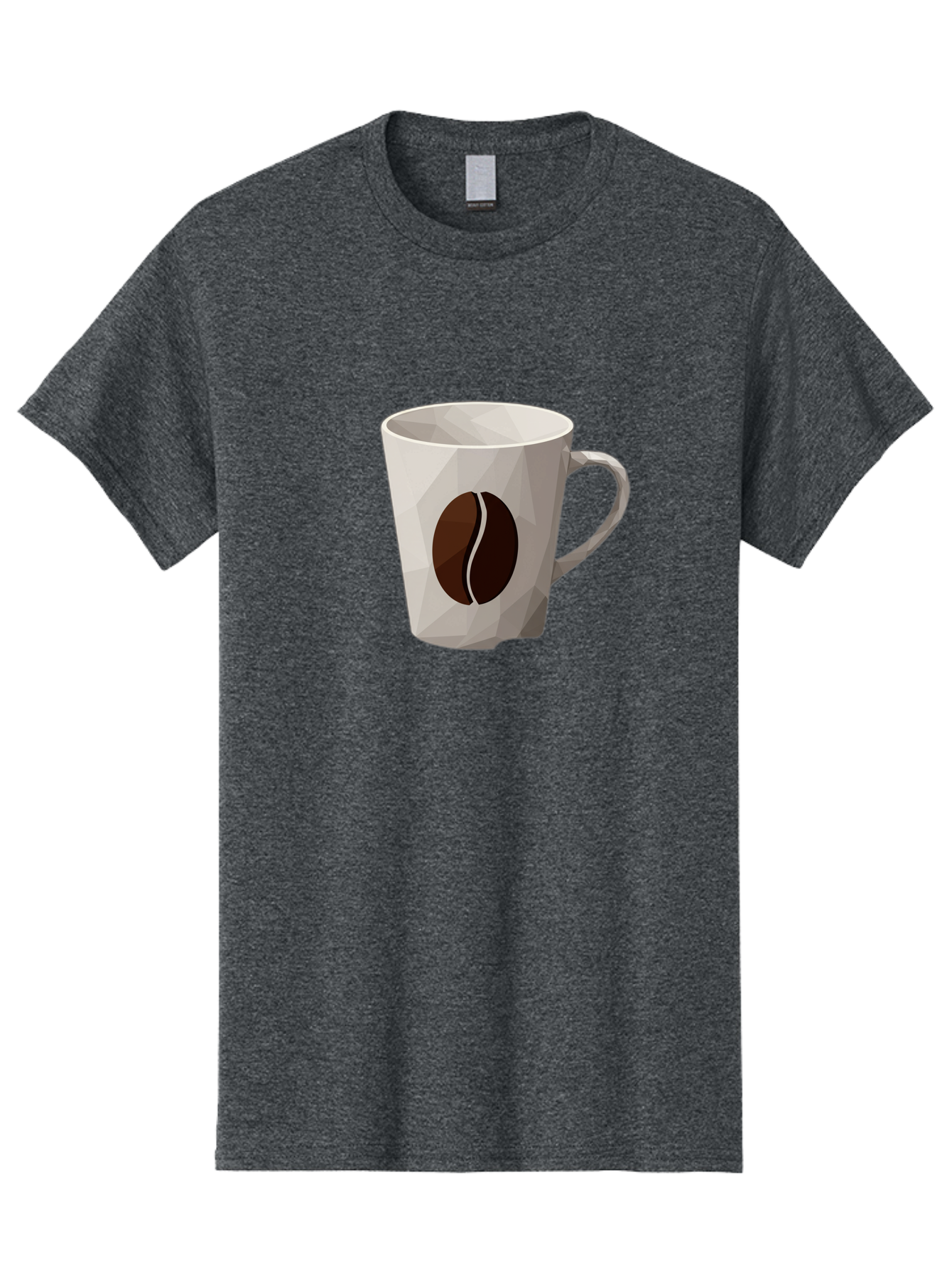 Coffee-Mug-3 Men'S Graphic Tee, 100% Cotton, Comfortable Casual Summer Wear, Machine Washable, Coffee Mug, Coffee Bean Design, White Ceramic, Modern Art, Coffee Lover, Morning Routine, Coffee Break, Daily Grind, Coffee Culture, Caffeine Fix Baa377 25