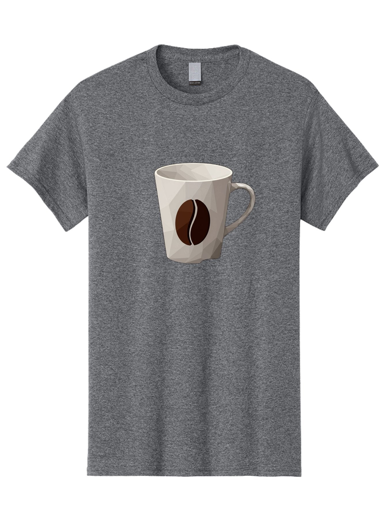 Coffee-Mug-3 Men'S Graphic Tee, 100% Cotton, Comfortable Casual Summer Wear, Machine Washable, Coffee Mug, Coffee Bean Design, White Ceramic, Modern Art, Coffee Lover, Morning Routine, Coffee Break, Daily Grind, Coffee Culture, Caffeine Fix Baa377 8