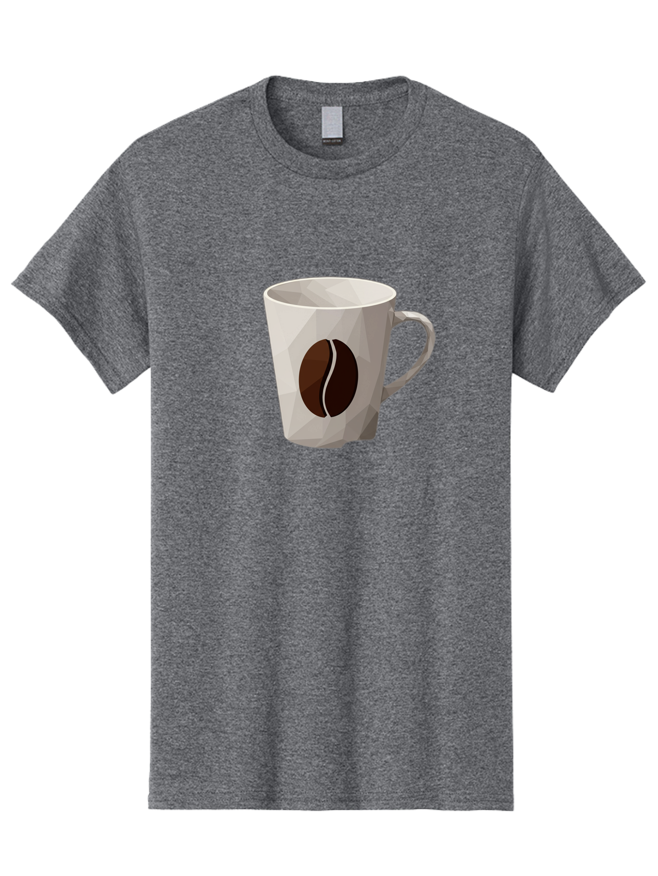 Coffee-Mug-3 Men'S Graphic Tee, 100% Cotton, Comfortable Casual Summer Wear, Machine Washable, Coffee Mug, Coffee Bean Design, White Ceramic, Modern Art, Coffee Lover, Morning Routine, Coffee Break, Daily Grind, Coffee Culture, Caffeine Fix Baa377 11