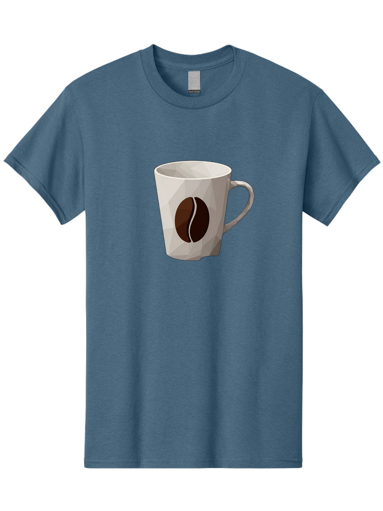 Coffee-Mug-3 Men'S Graphic Tee, 100% Cotton, Comfortable Casual Summer Wear, Machine Washable, Coffee Mug, Coffee Bean Design, White Ceramic, Modern Art, Coffee Lover, Morning Routine, Coffee Break, Daily Grind, Coffee Culture, Caffeine Fix Baa377 10