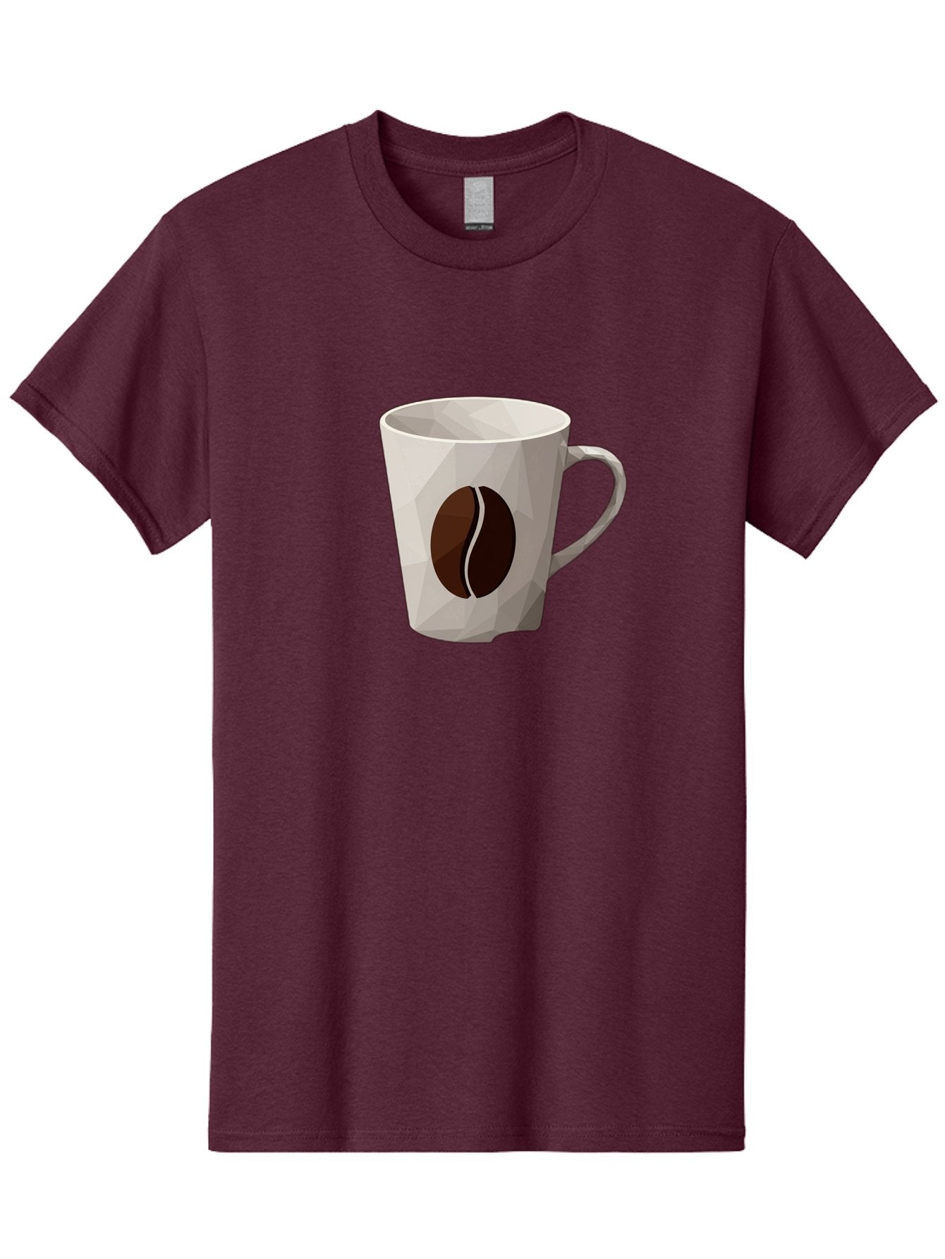 Coffee-Mug-3 Men'S Graphic Tee, 100% Cotton, Comfortable Casual Summer Wear, Machine Washable, Coffee Mug, Coffee Bean Design, White Ceramic, Modern Art, Coffee Lover, Morning Routine, Coffee Break, Daily Grind, Coffee Culture, Caffeine Fix Baa377 6