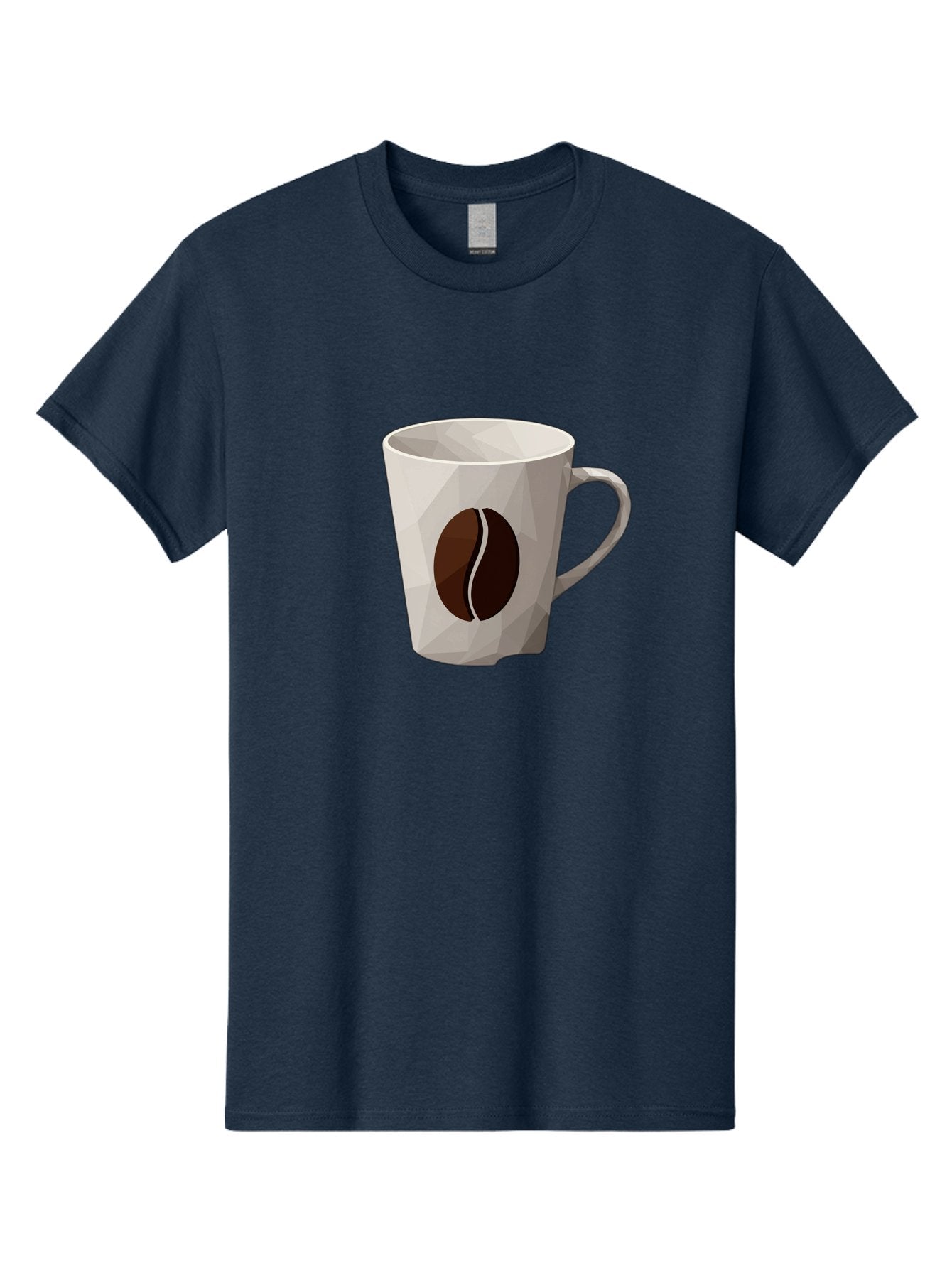 Coffee-Mug-3 Men'S Graphic Tee, 100% Cotton, Comfortable Casual Summer Wear, Machine Washable, Coffee Mug, Coffee Bean Design, White Ceramic, Modern Art, Coffee Lover, Morning Routine, Coffee Break, Daily Grind, Coffee Culture, Caffeine Fix Baa377 11
