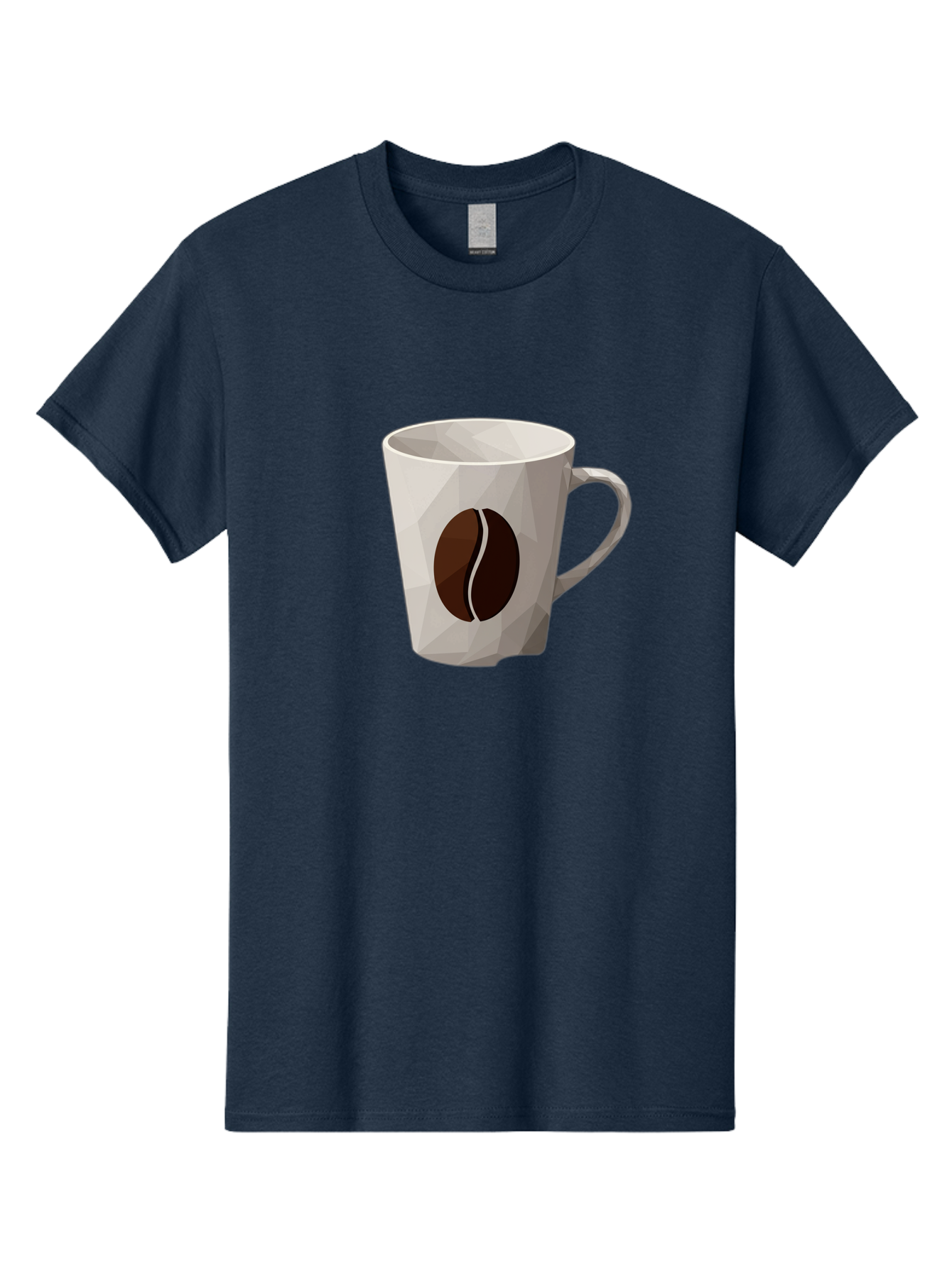 Coffee-Mug-3 Men'S Graphic Tee, 100% Cotton, Comfortable Casual Summer Wear, Machine Washable, Coffee Mug, Coffee Bean Design, White Ceramic, Modern Art, Coffee Lover, Morning Routine, Coffee Break, Daily Grind, Coffee Culture, Caffeine Fix Baa377 7