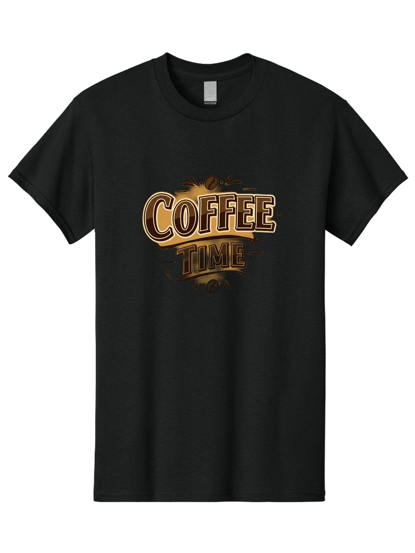 Coffee-Time Men'S Graphic Tee, 100% Cotton, Comfortable Casual Summer Wear, Machine Washable, Coffee Time, Coffee Beans, Coffee Break, Morning Coffee, Coffee Lover, Coffee Culture, Caffeine Boost, Daily Grind Baa380 7