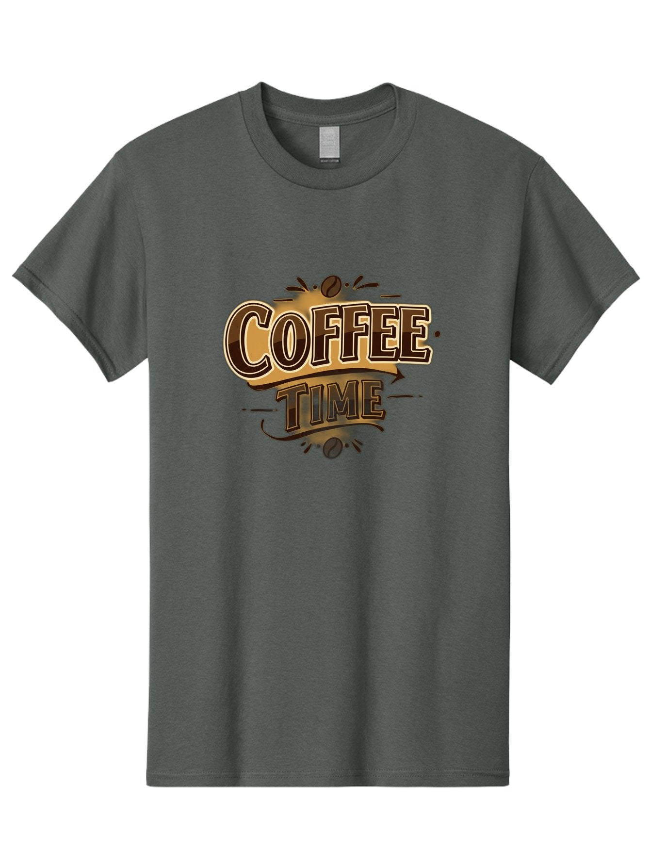 Coffee-Time Men'S Graphic Tee, 100% Cotton, Comfortable Casual Summer Wear, Machine Washable, Coffee Time, Coffee Beans, Coffee Break, Morning Coffee, Coffee Lover, Coffee Culture, Caffeine Boost, Daily Grind Baa380 10