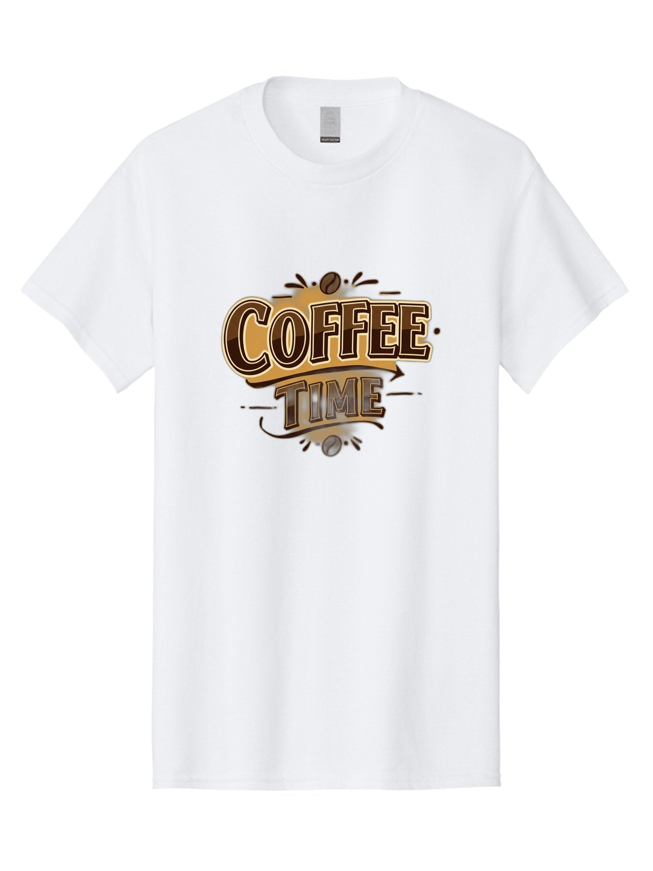 Coffee-Time Men'S Graphic Tee, 100% Cotton, Comfortable Casual Summer Wear, Machine Washable, Coffee Time, Coffee Beans, Coffee Break, Morning Coffee, Coffee Lover, Coffee Culture, Caffeine Boost, Daily Grind Baa380 15