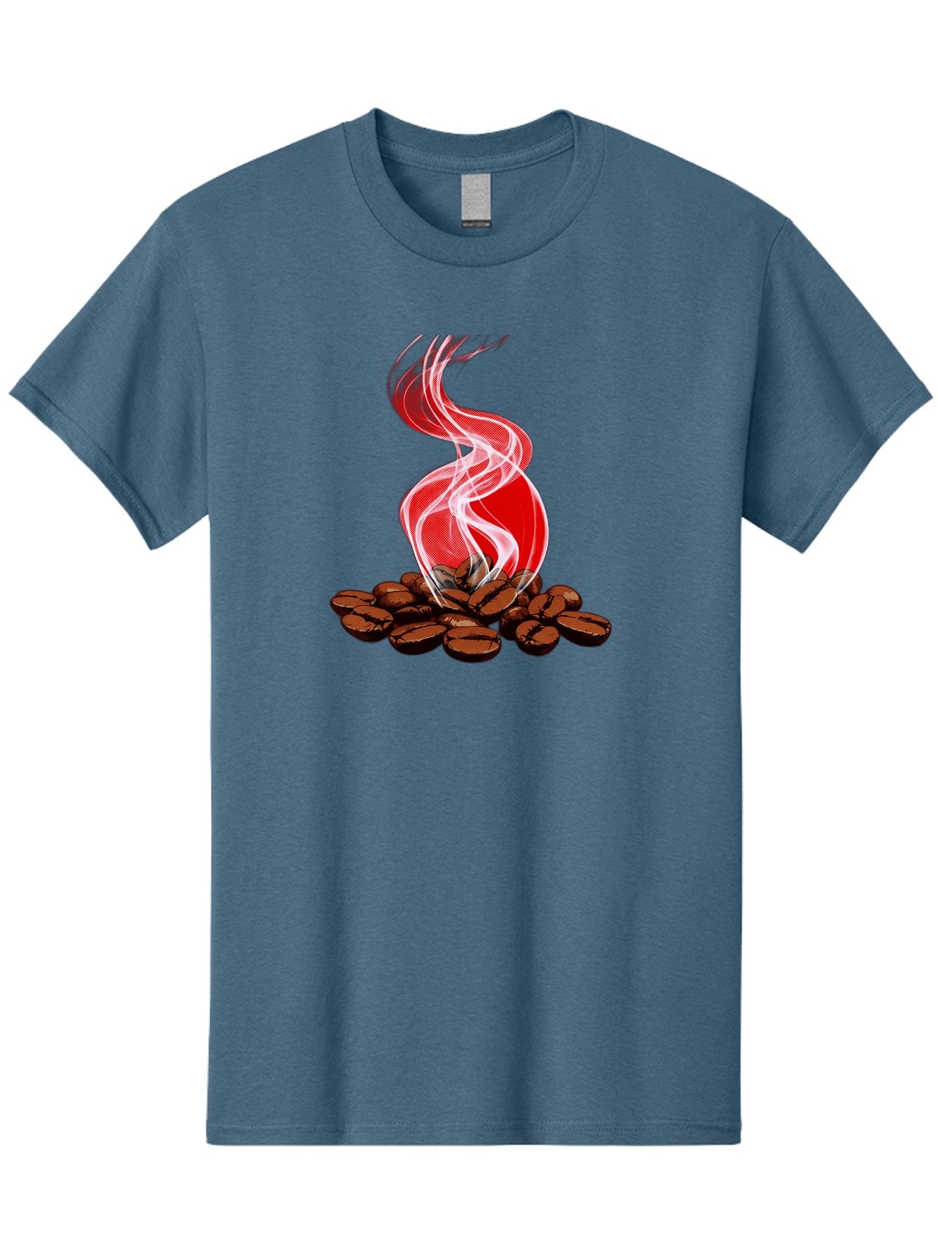Coffee Men'S Graphic Tee, 100% Cotton, Comfortable Casual Summer Wear, Machine Washable, Coffee Beans, Roasted Coffee, Freshly Brewed Coffee, Steam Rising, Morning Coffee, Coffee Culture, Energy Boost, Morning Pick-Me-Up Baa381 6
