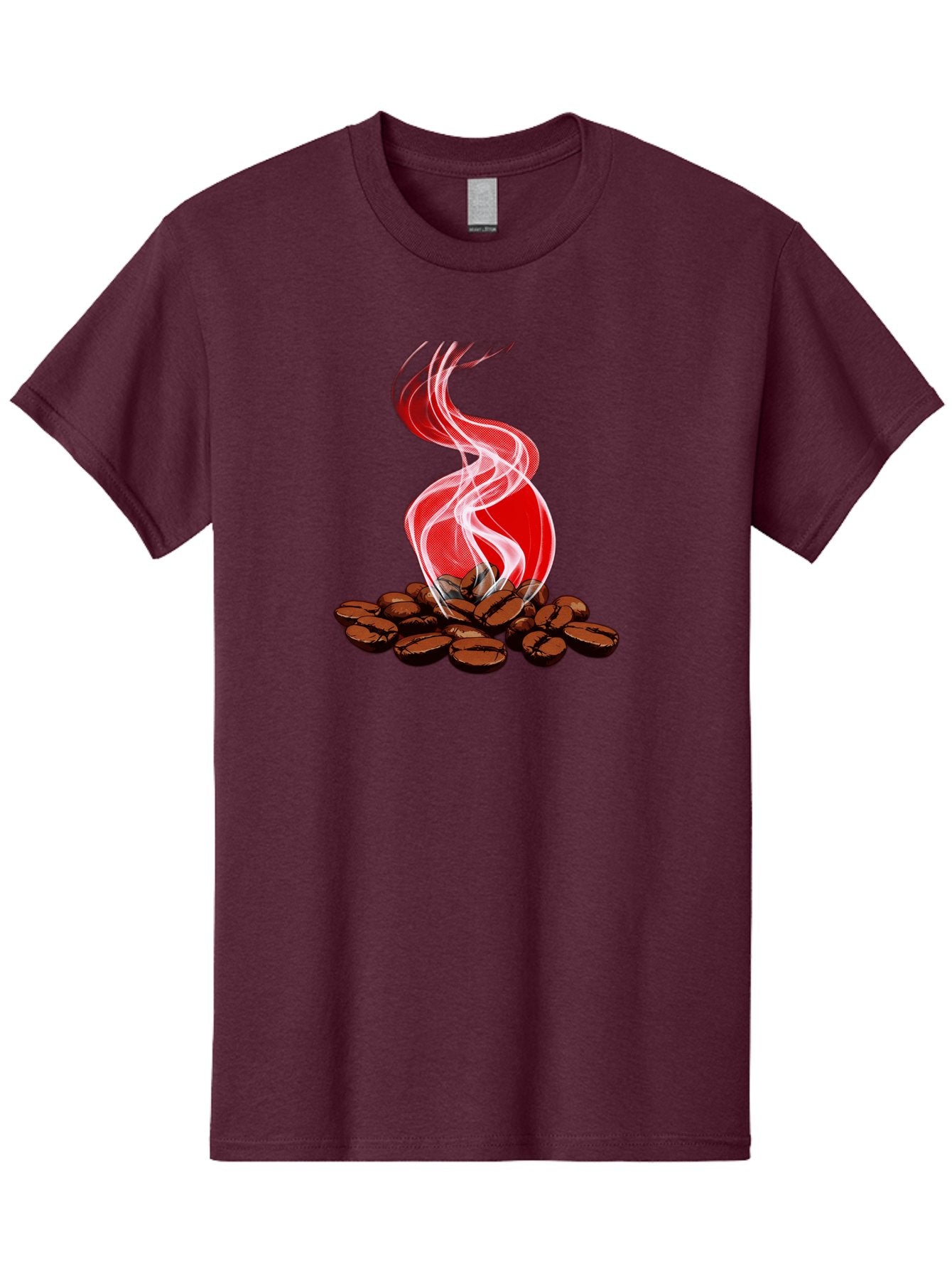 Coffee Men'S Graphic Tee, 100% Cotton, Comfortable Casual Summer Wear, Machine Washable, Coffee Beans, Roasted Coffee, Freshly Brewed Coffee, Steam Rising, Morning Coffee, Coffee Culture, Energy Boost, Morning Pick-Me-Up Baa381 3