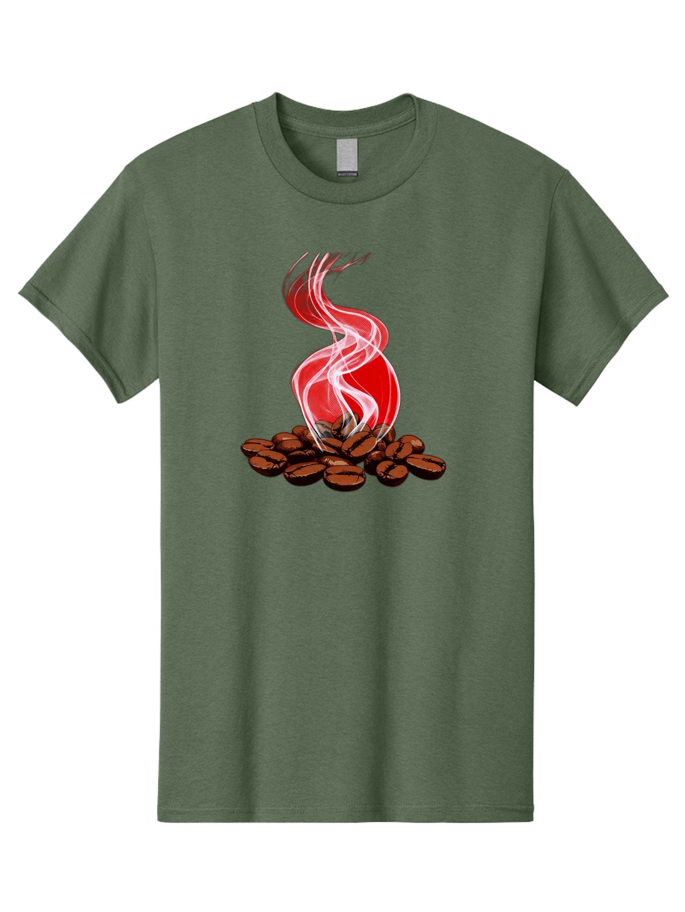 Coffee Men'S Graphic Tee, 100% Cotton, Comfortable Casual Summer Wear, Machine Washable, Coffee Beans, Roasted Coffee, Freshly Brewed Coffee, Steam Rising, Morning Coffee, Coffee Culture, Energy Boost, Morning Pick-Me-Up Baa381