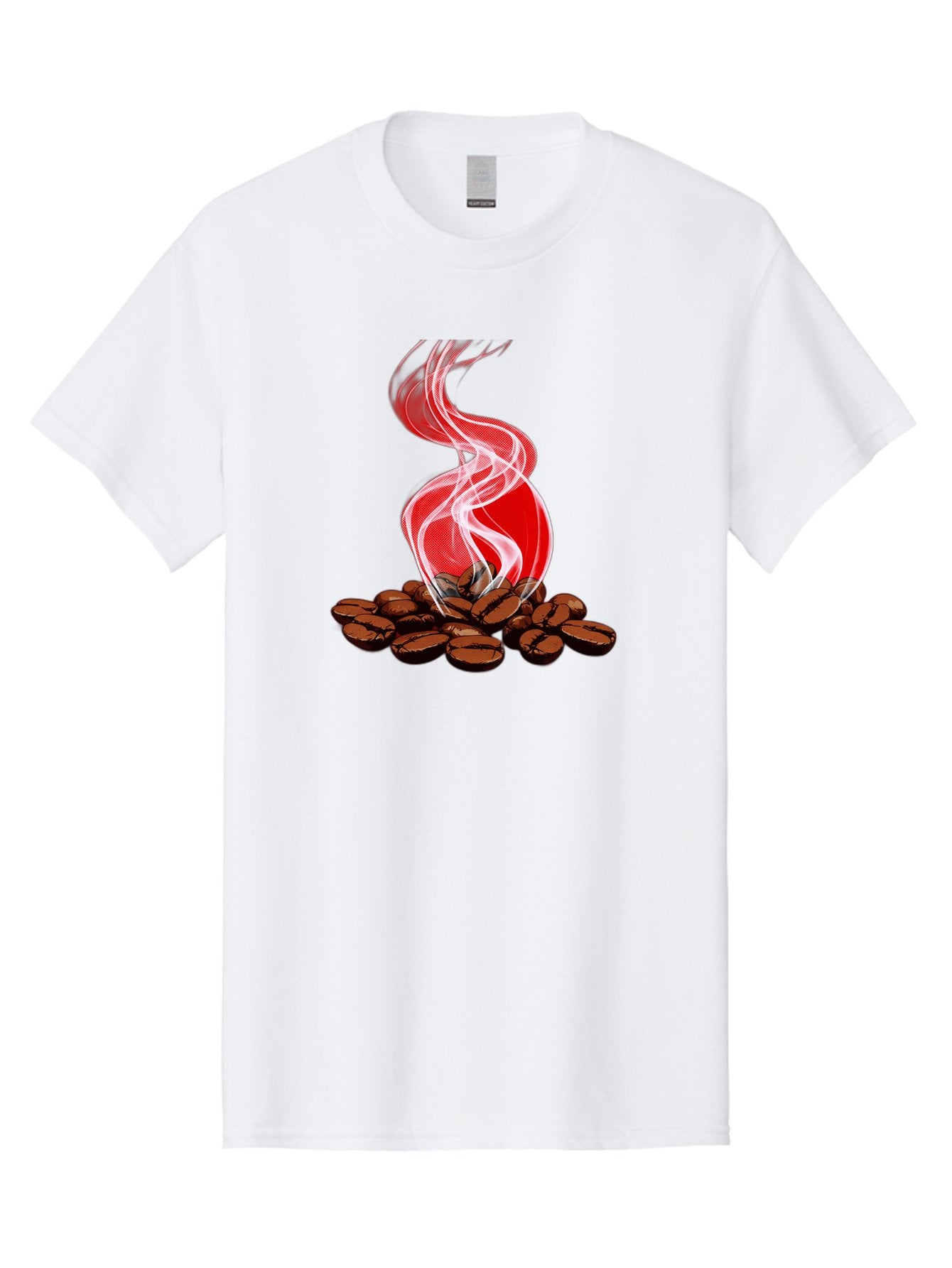 Coffee Men'S Graphic Tee, 100% Cotton, Comfortable Casual Summer Wear, Machine Washable, Coffee Beans, Roasted Coffee, Freshly Brewed Coffee, Steam Rising, Morning Coffee, Coffee Culture, Energy Boost, Morning Pick-Me-Up Baa381