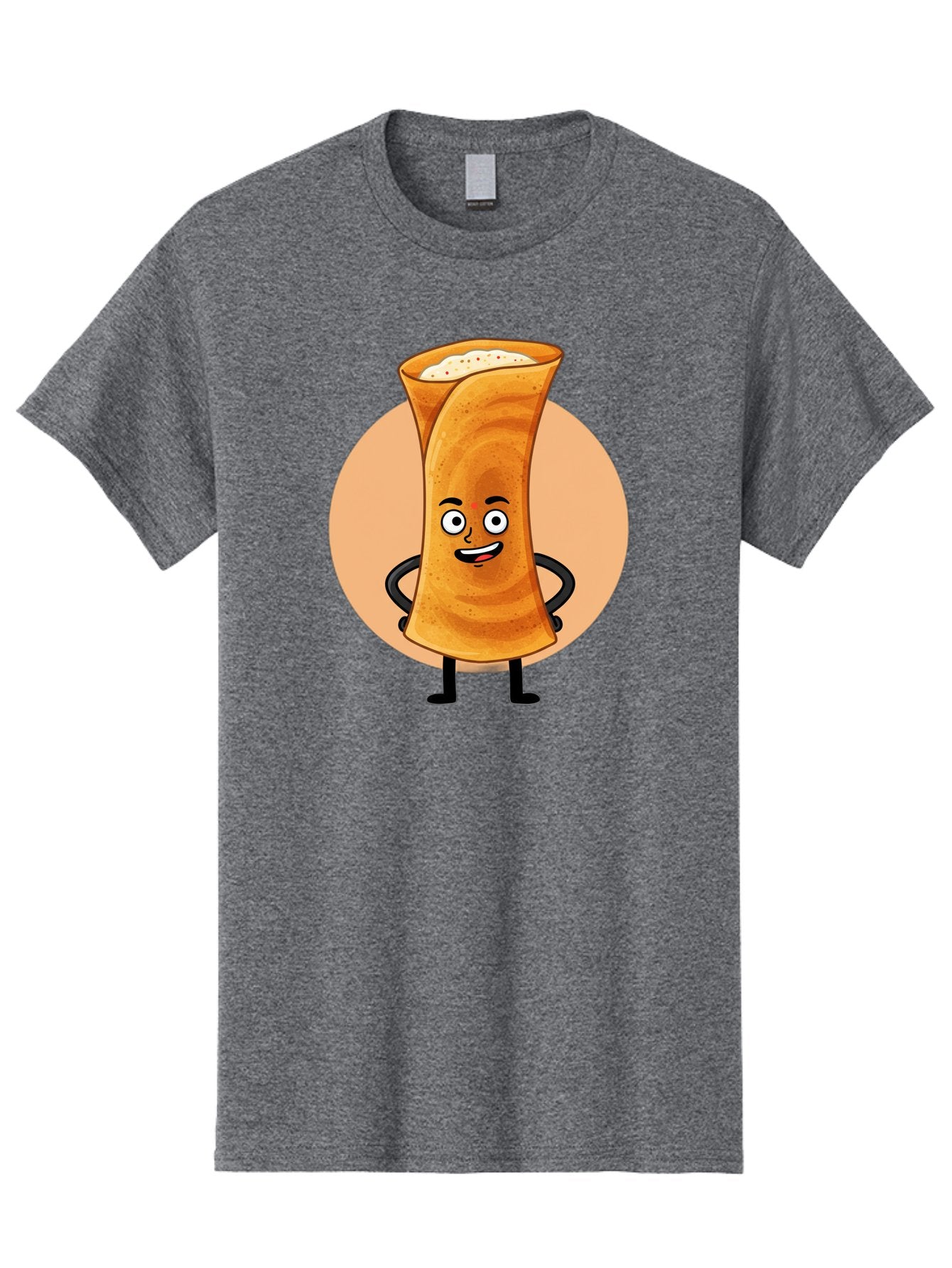 Dabba-Chai Men'S Graphic Tee, 100% Cotton, Comfortable Casual Summer Wear, Machine Washable, Cartoon Cup Of Tea, Dabba Chai, Indian Tea Culture, Anthropomorphic Beverage, Fun Illustration, Masala Chai, Tea Lover, Cute Character Baa437 8