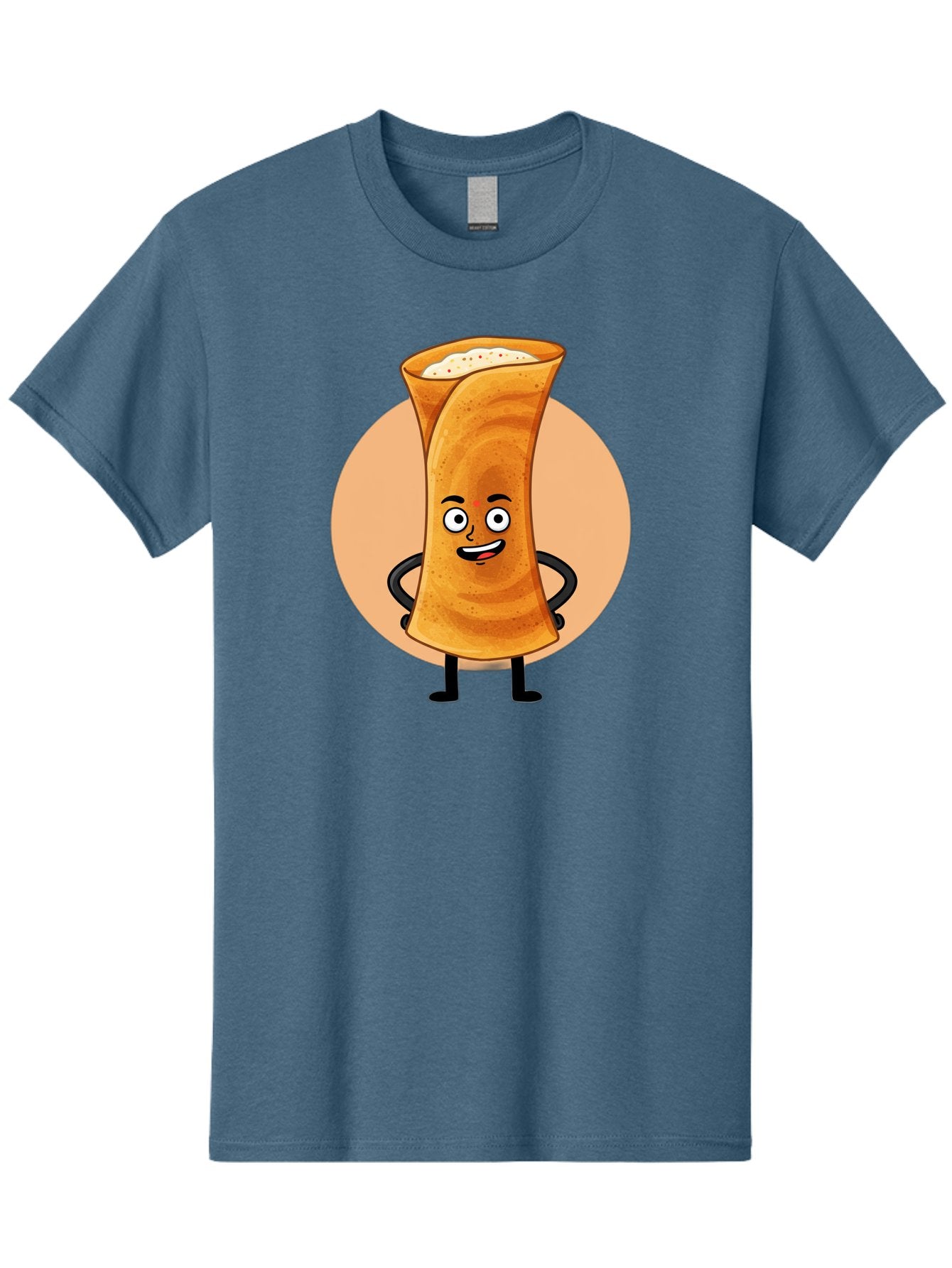 Dabba-Chai Men'S Graphic Tee, 100% Cotton, Comfortable Casual Summer Wear, Machine Washable, Cartoon Cup Of Tea, Dabba Chai, Indian Tea Culture, Anthropomorphic Beverage, Fun Illustration, Masala Chai, Tea Lover, Cute Character Baa437 12