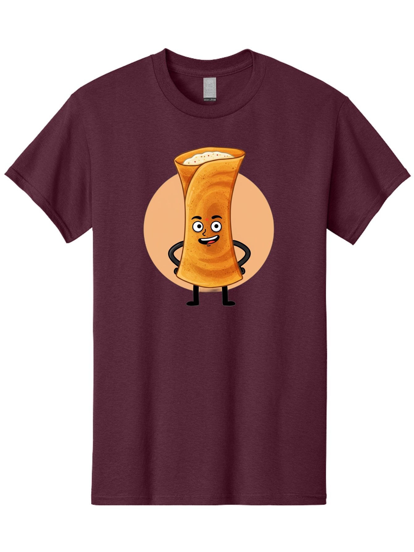 Dabba-Chai Men'S Graphic Tee, 100% Cotton, Comfortable Casual Summer Wear, Machine Washable, Cartoon Cup Of Tea, Dabba Chai, Indian Tea Culture, Anthropomorphic Beverage, Fun Illustration, Masala Chai, Tea Lover, Cute Character Baa437 15