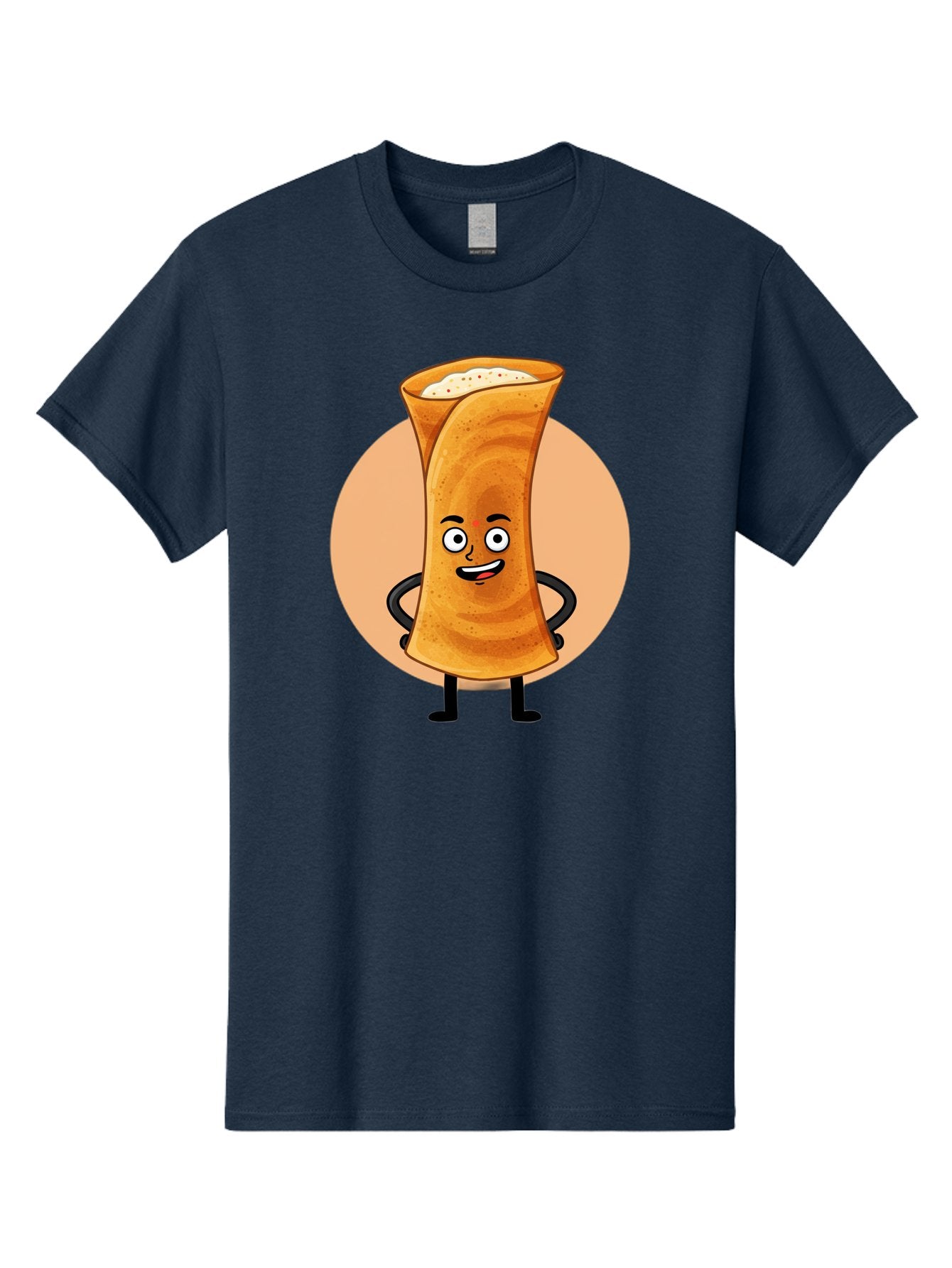 Dabba-Chai Men'S Graphic Tee, 100% Cotton, Comfortable Casual Summer Wear, Machine Washable, Cartoon Cup Of Tea, Dabba Chai, Indian Tea Culture, Anthropomorphic Beverage, Fun Illustration, Masala Chai, Tea Lover, Cute Character Baa437 5