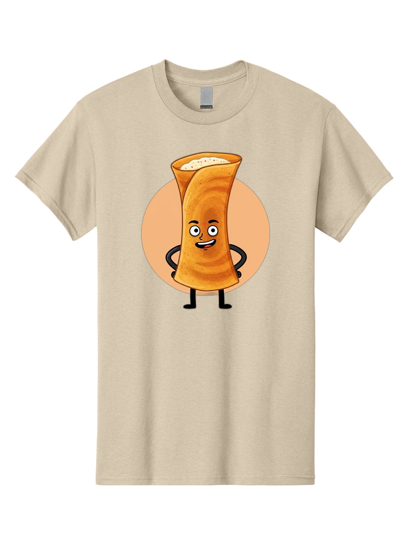 Dabba-Chai Men'S Graphic Tee, 100% Cotton, Comfortable Casual Summer Wear, Machine Washable, Cartoon Cup Of Tea, Dabba Chai, Indian Tea Culture, Anthropomorphic Beverage, Fun Illustration, Masala Chai, Tea Lover, Cute Character Baa437 4